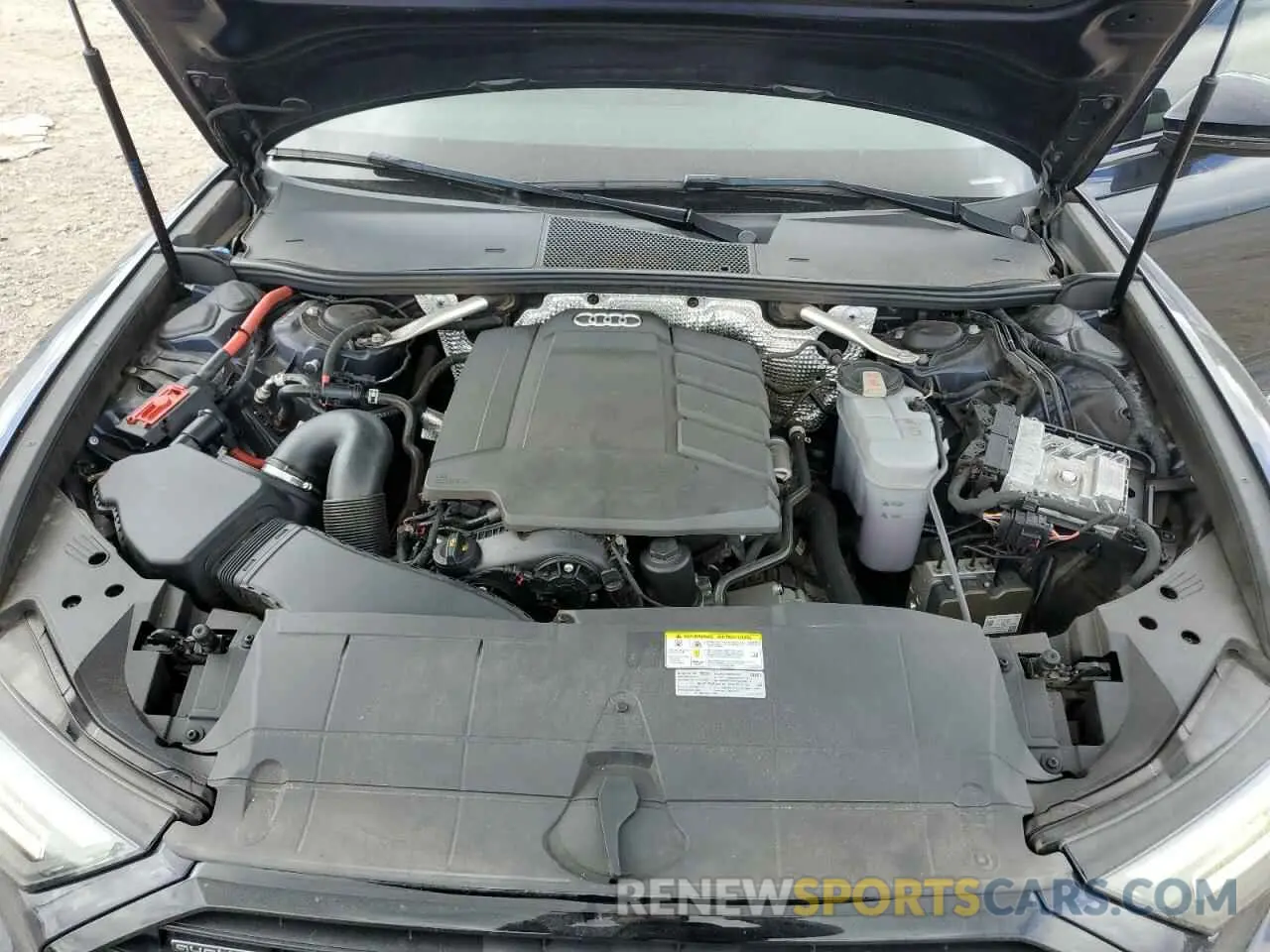 11 fotografías del automóvil dañado WAUE8AF29MN031282 AUDI A6 2021
