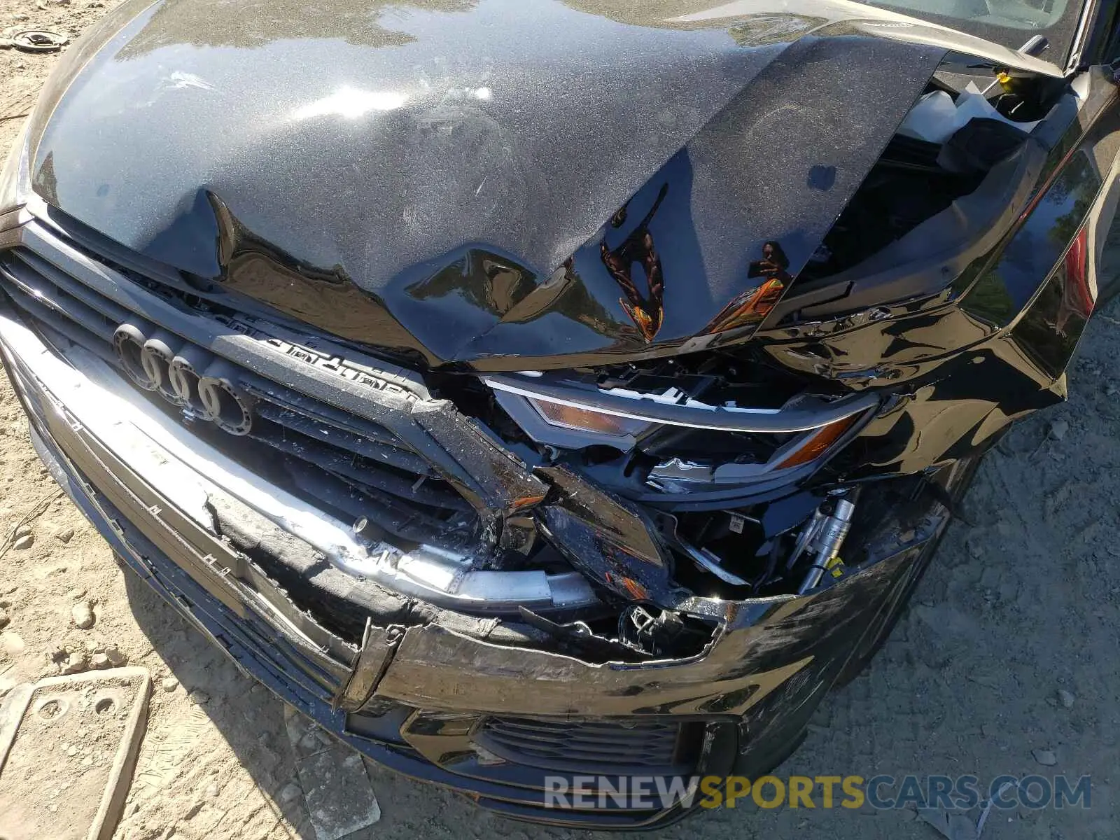 9 fotografías del automóvil dañado WAUK2AF20MN036939 AUDI A6 2021