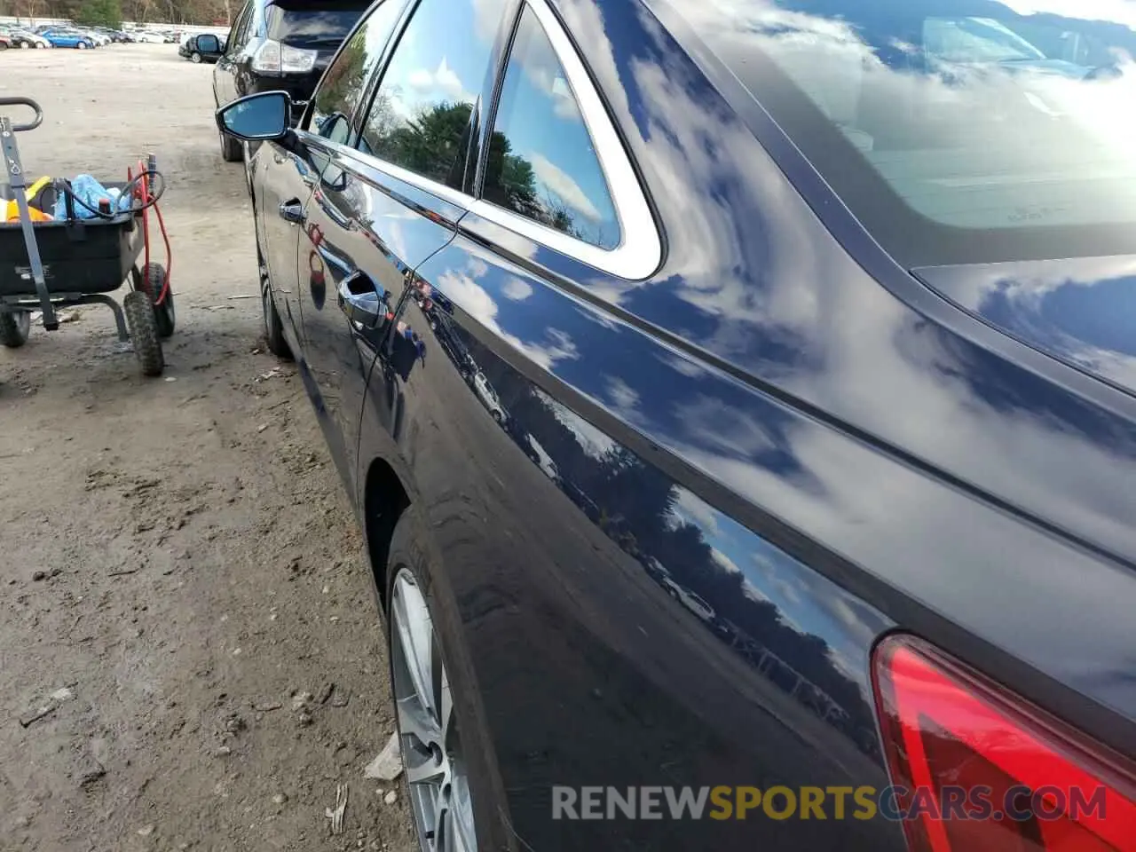 9 fotografías del automóvil dañado WAUK2AF22MN048378 AUDI A6 2021