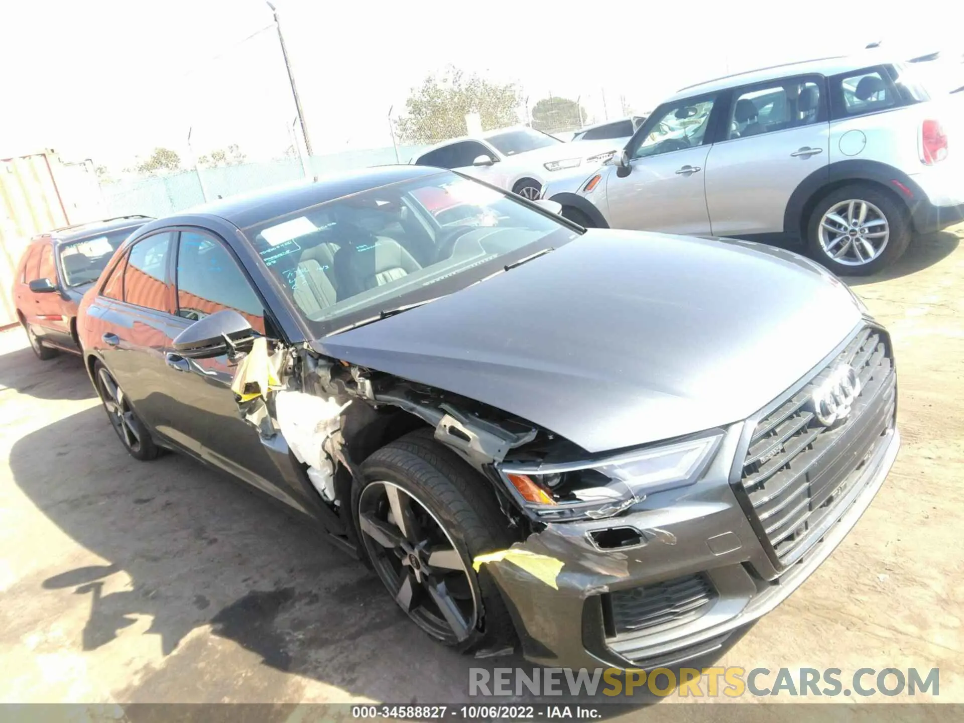 1 fotografías del automóvil dañado WAUK2AF26MN027677 AUDI A6 2021