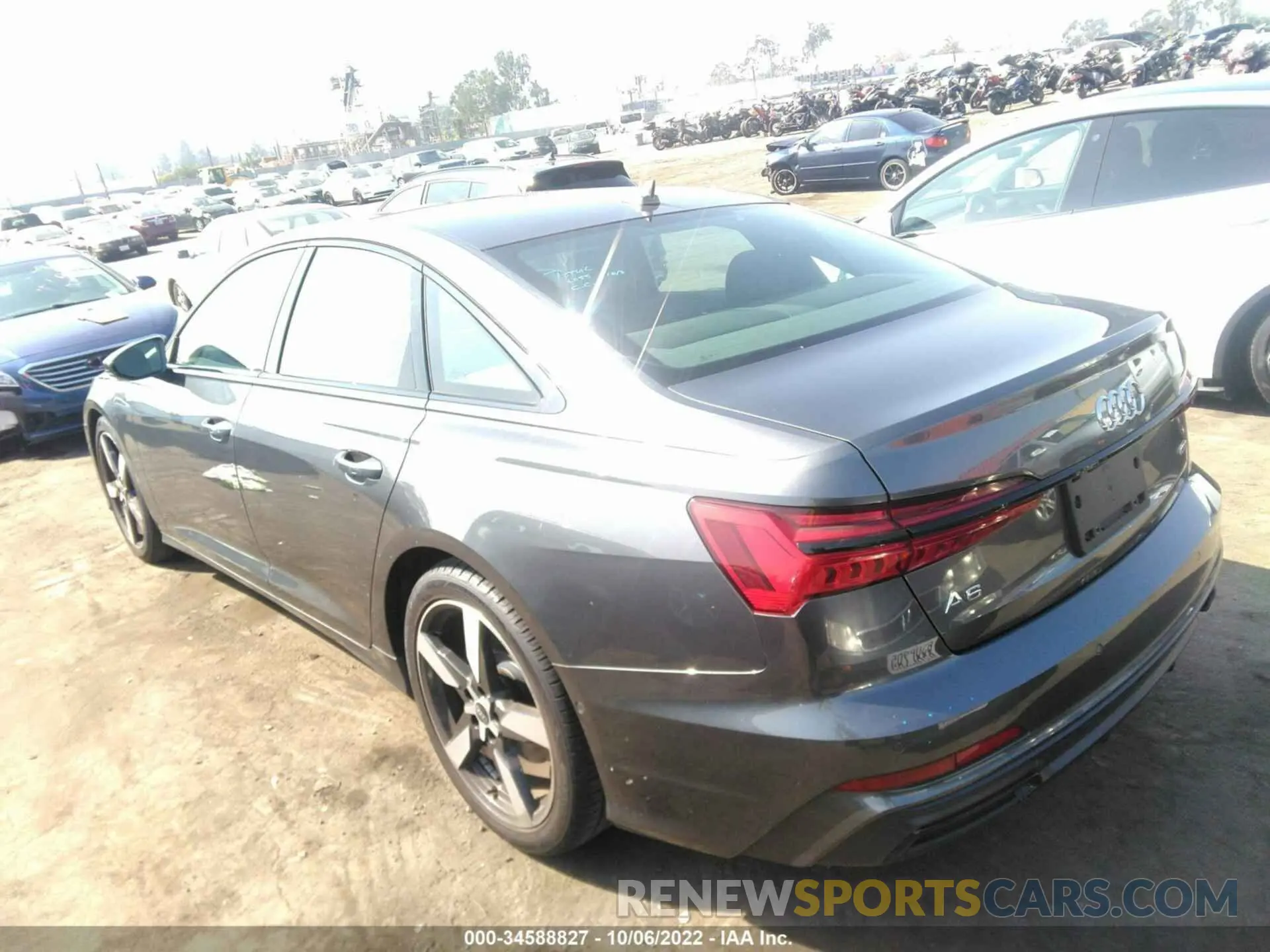 3 fotografías del automóvil dañado WAUK2AF26MN027677 AUDI A6 2021