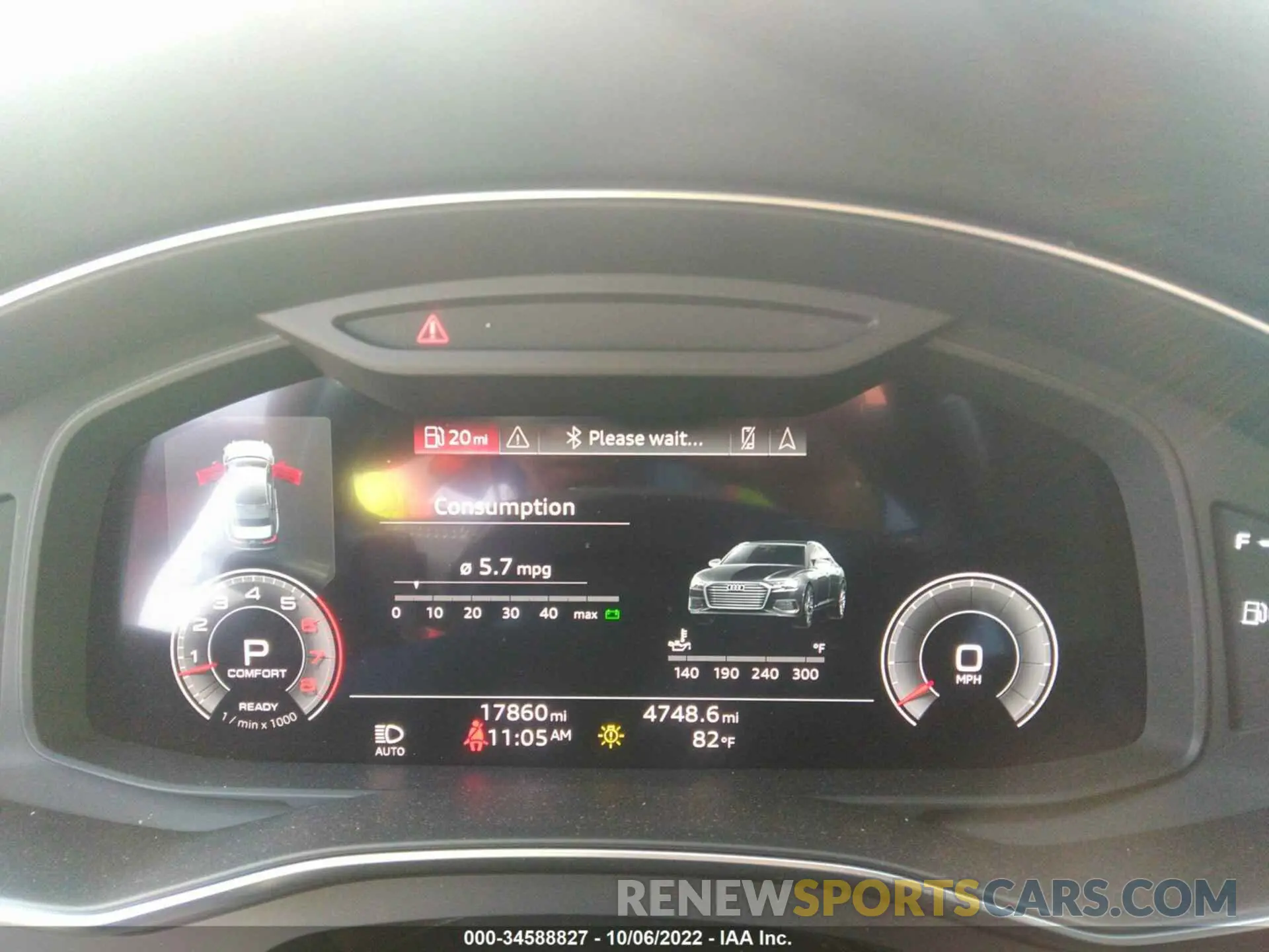 7 fotografías del automóvil dañado WAUK2AF26MN027677 AUDI A6 2021