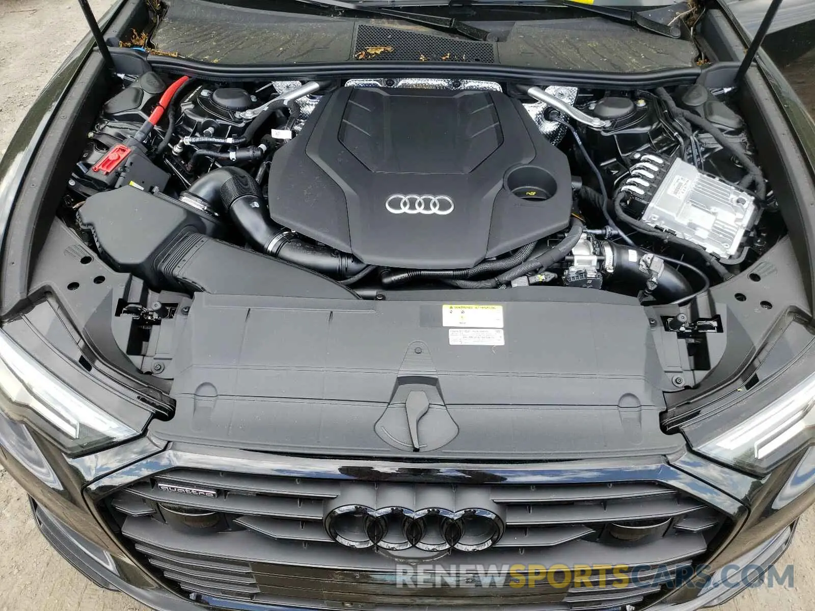 7 fotografías del automóvil dañado WAUL2AF20MN046388 AUDI A6 2021