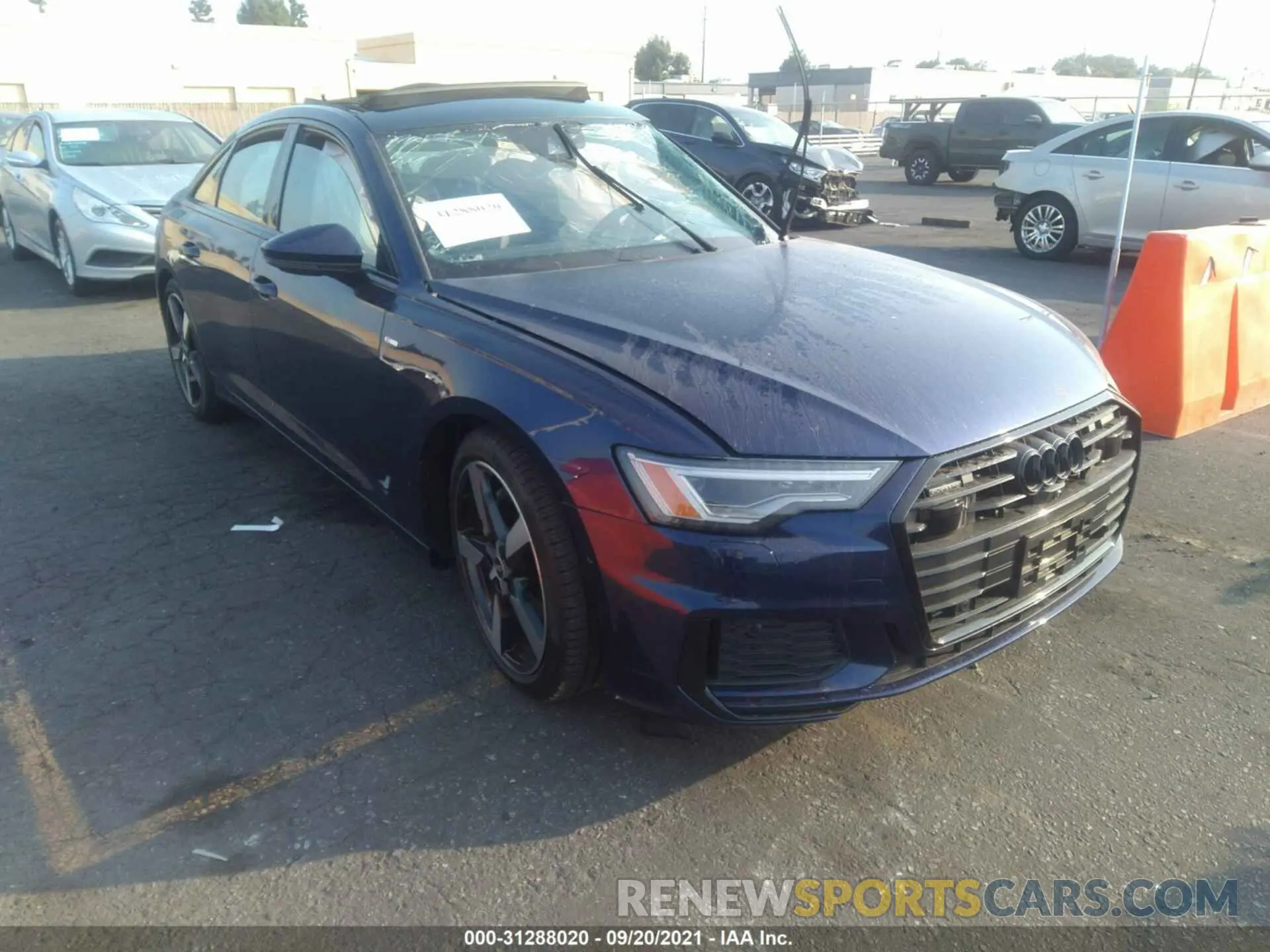 1 fotografías del automóvil dañado WAUL2AF23MN049897 AUDI A6 2021