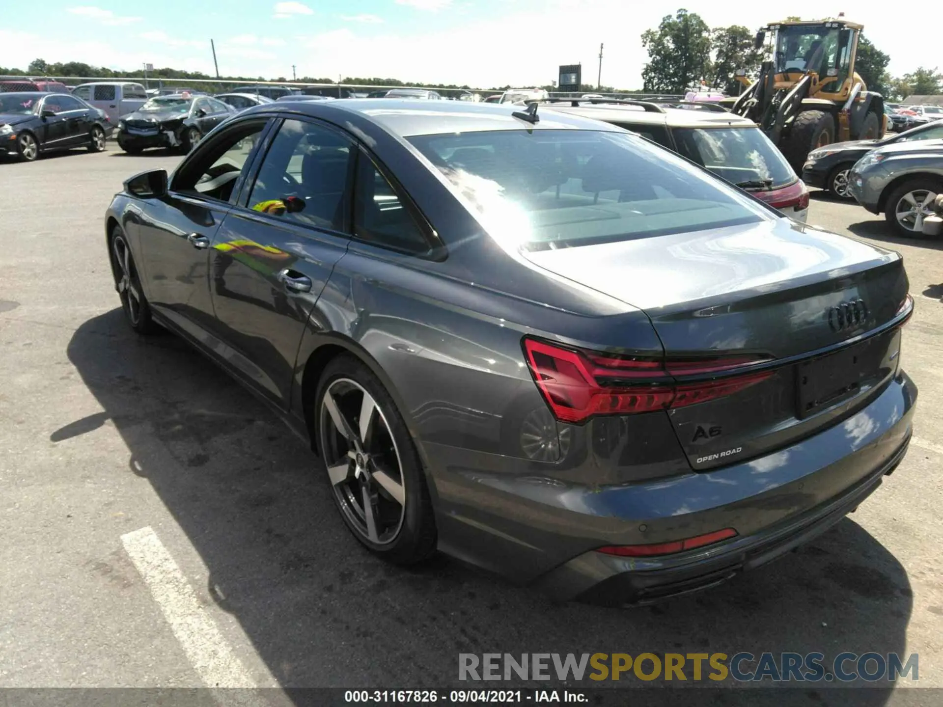 3 fotografías del automóvil dañado WAUL2AF28MN045957 AUDI A6 2021