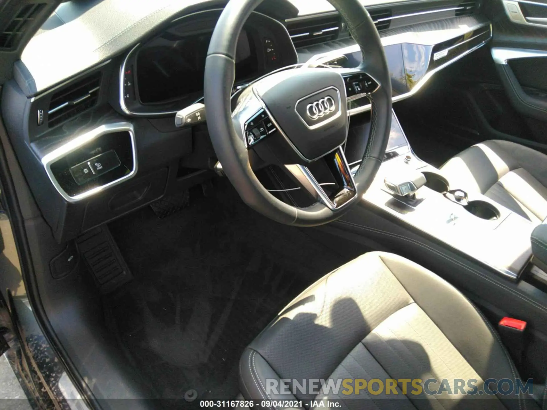 5 fotografías del automóvil dañado WAUL2AF28MN045957 AUDI A6 2021