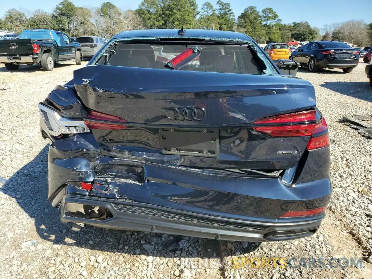 6 fotografías del automóvil dañado WAUM2BF27MN082332 AUDI A6 2021
