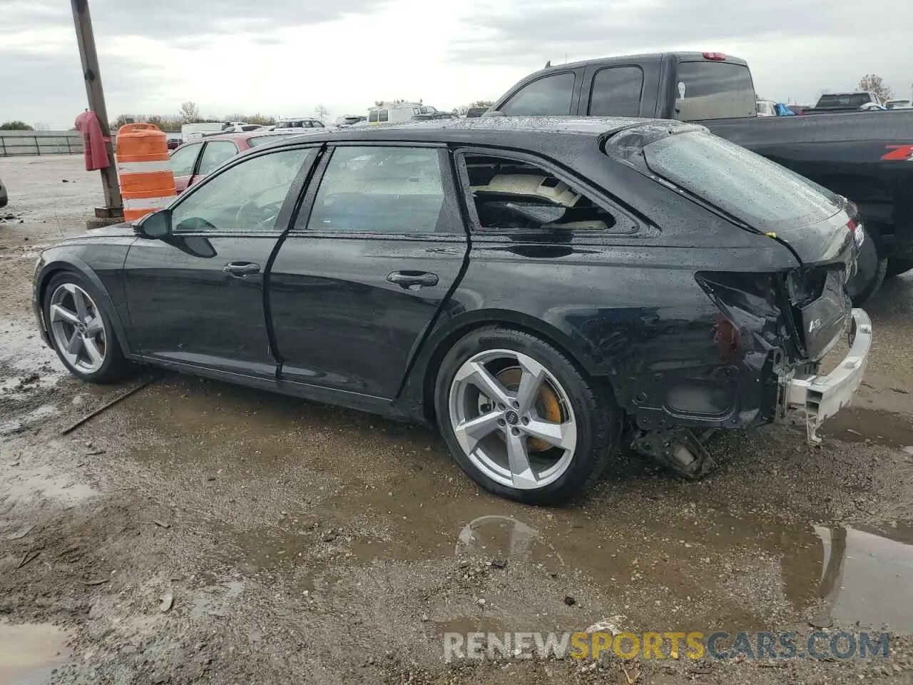 2 fotografías del automóvil dañado WAU72BF27NN034313 AUDI A6 2022