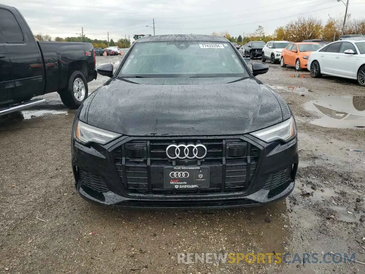 5 fotografías del automóvil dañado WAU72BF27NN034313 AUDI A6 2022