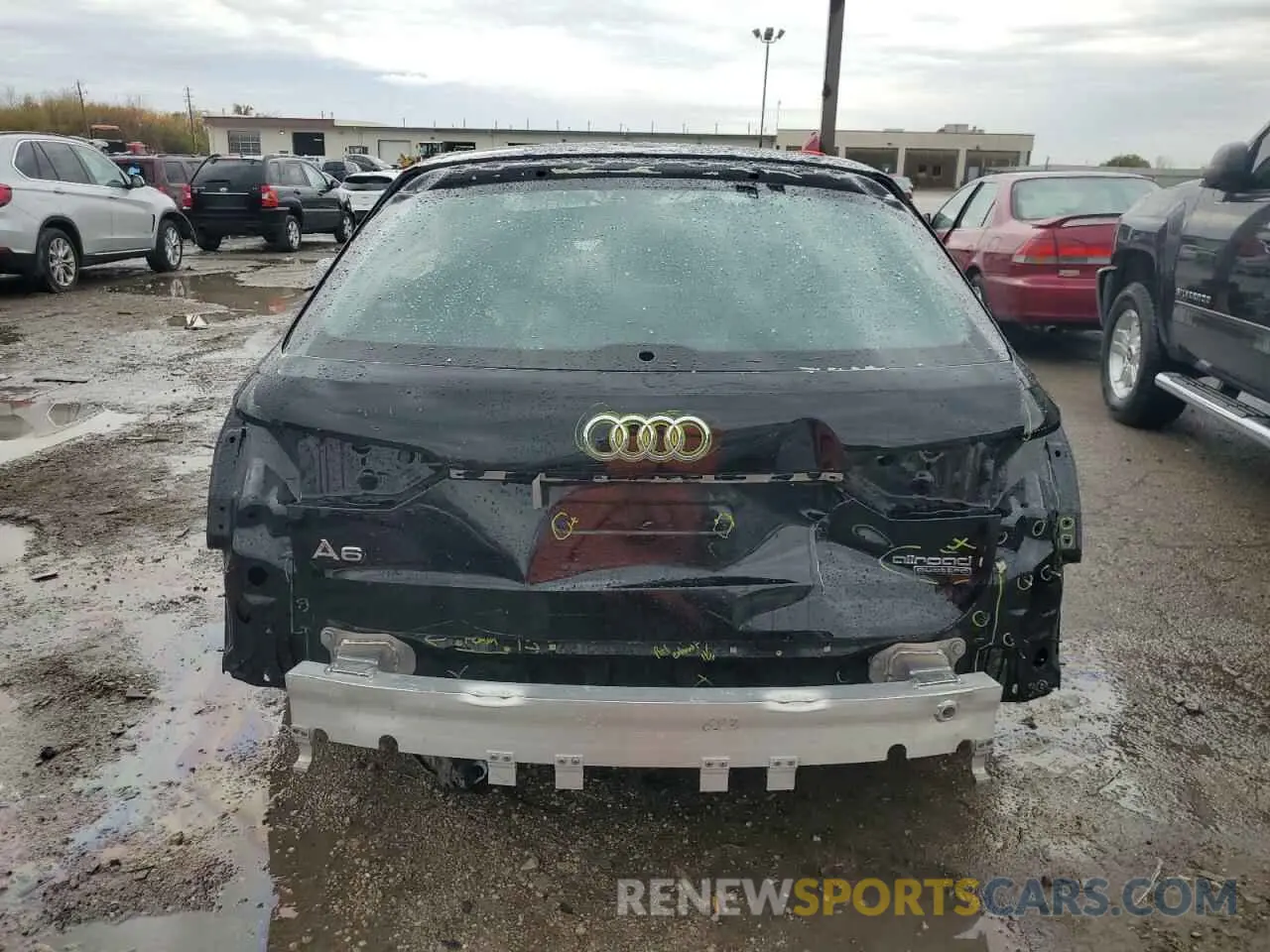 6 fotografías del automóvil dañado WAU72BF27NN034313 AUDI A6 2022