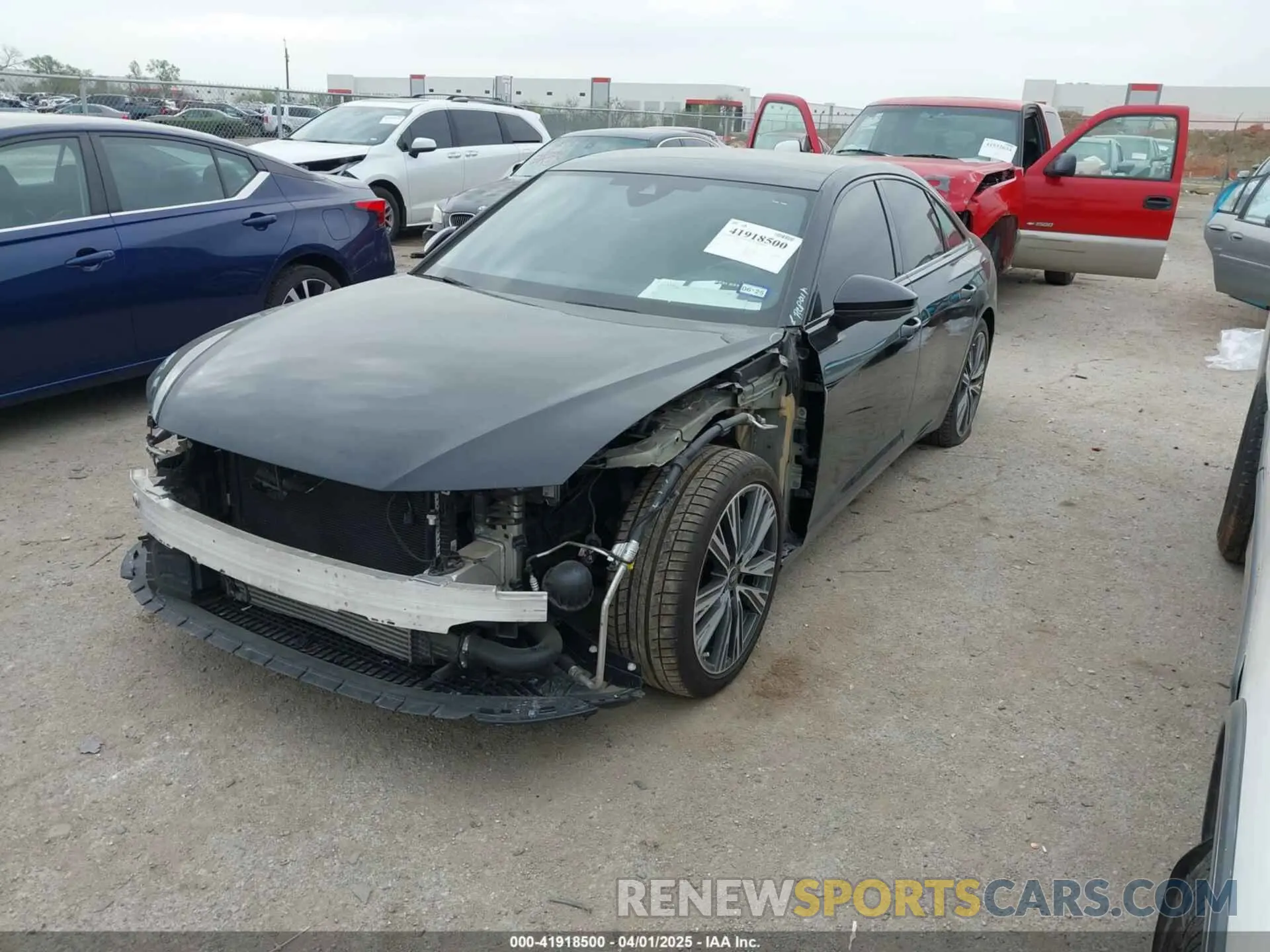 2 fotografías del automóvil dañado WAUD3BF2XNN040882 AUDI A6 2022