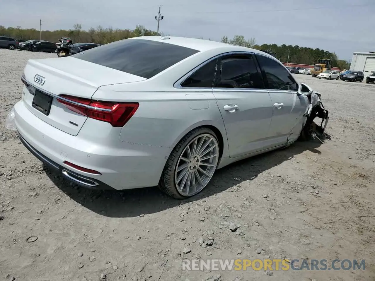 3 fotografías del automóvil dañado WAUE3BF23NN022485 AUDI A6 2022