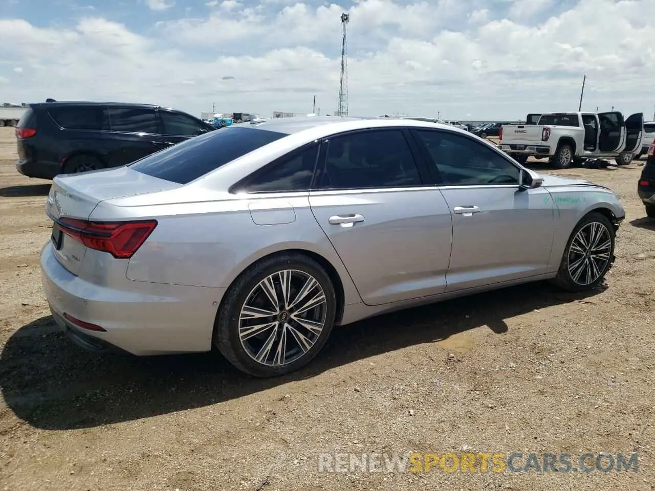 3 fotografías del automóvil dañado WAUE3BF24NN064311 AUDI A6 2022