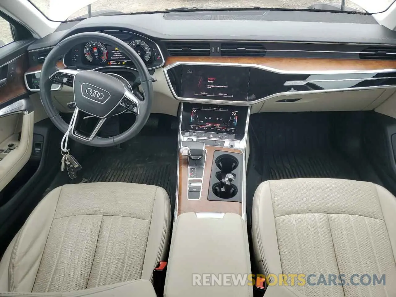 8 fotografías del automóvil dañado WAUE3BF25NN022861 AUDI A6 2022