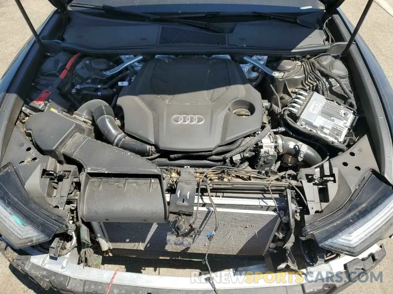 11 fotografías del automóvil dañado WAUM2BF25NN064087 AUDI A6 2022