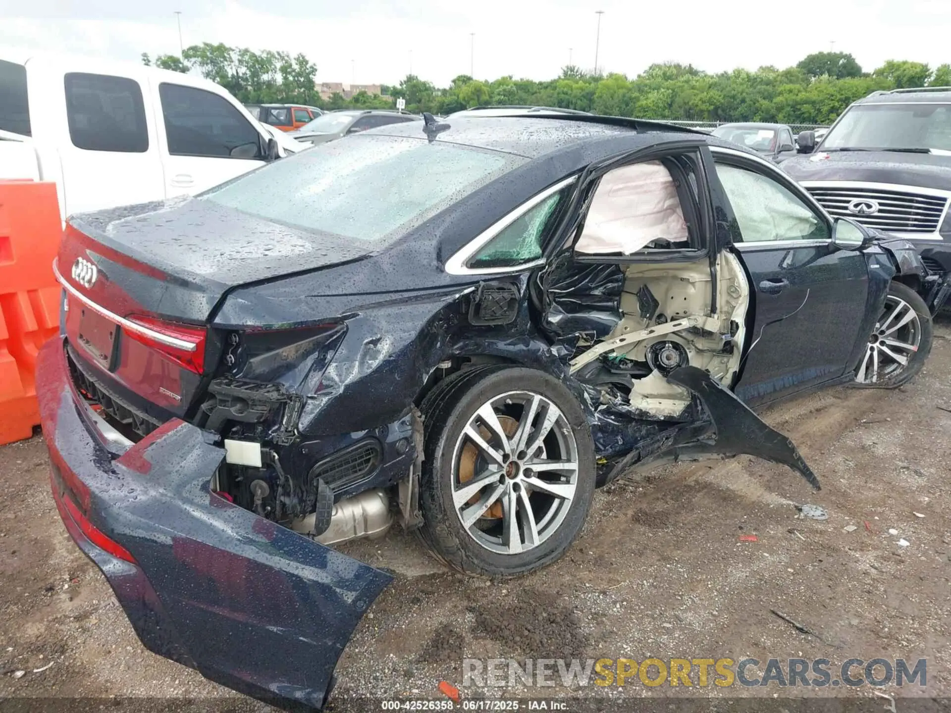 6 fotografías del automóvil dañado WAUM2BF28NN023744 AUDI A6 2022