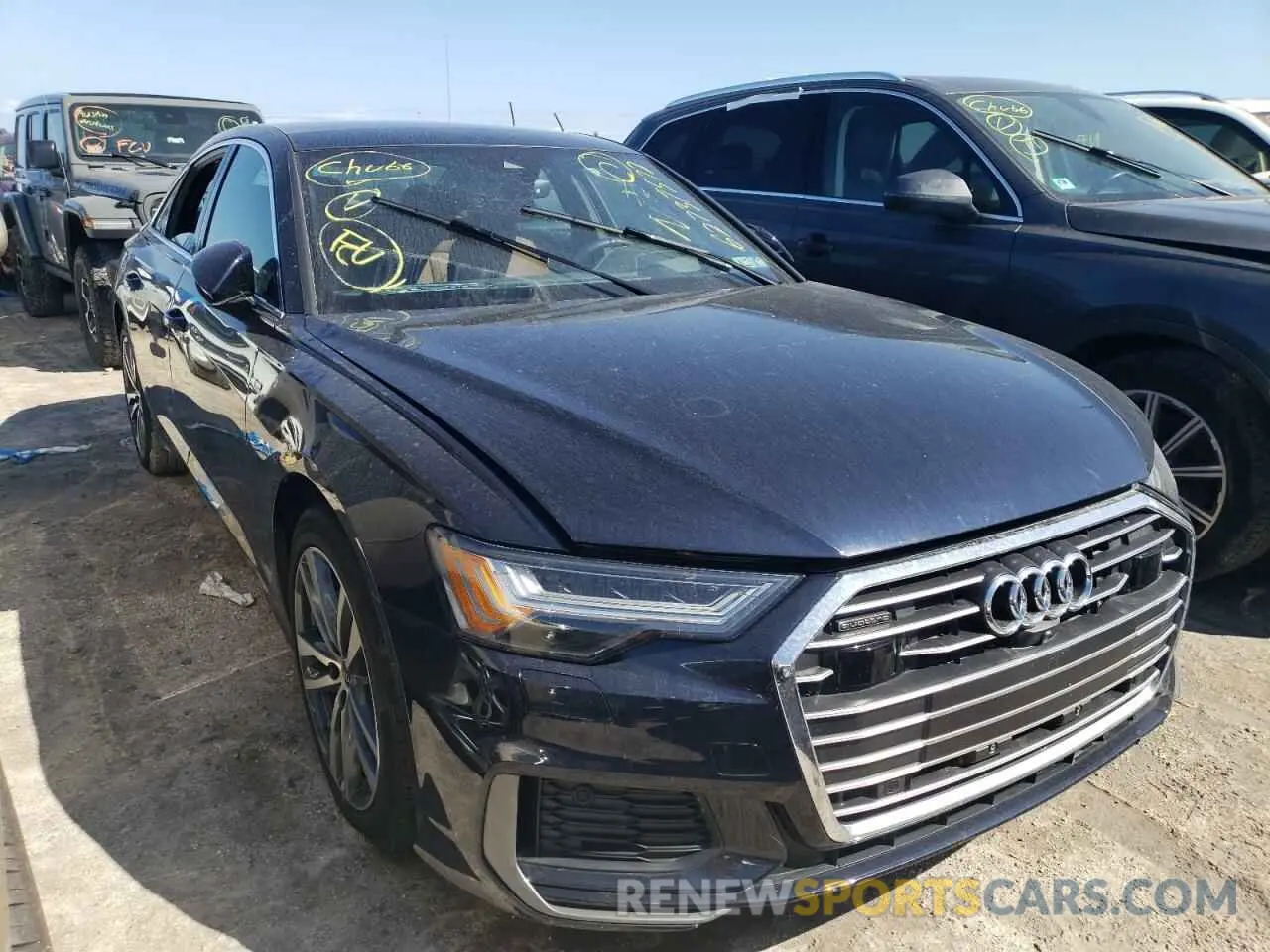 1 fotografías del automóvil dañado WAUM2BF29NN009528 AUDI A6 2022
