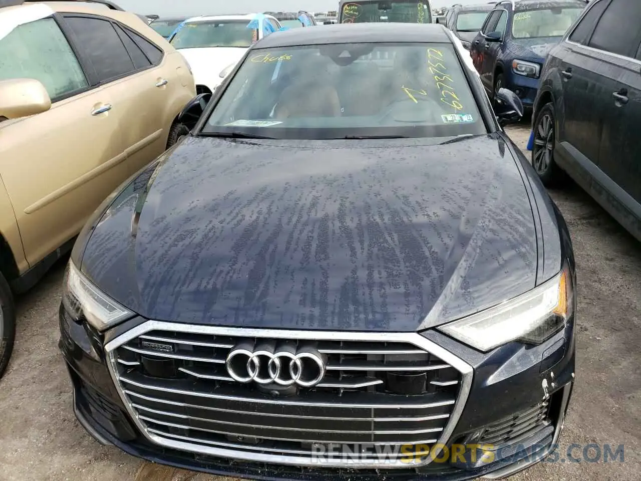 9 fotografías del automóvil dañado WAUM2BF29NN009528 AUDI A6 2022