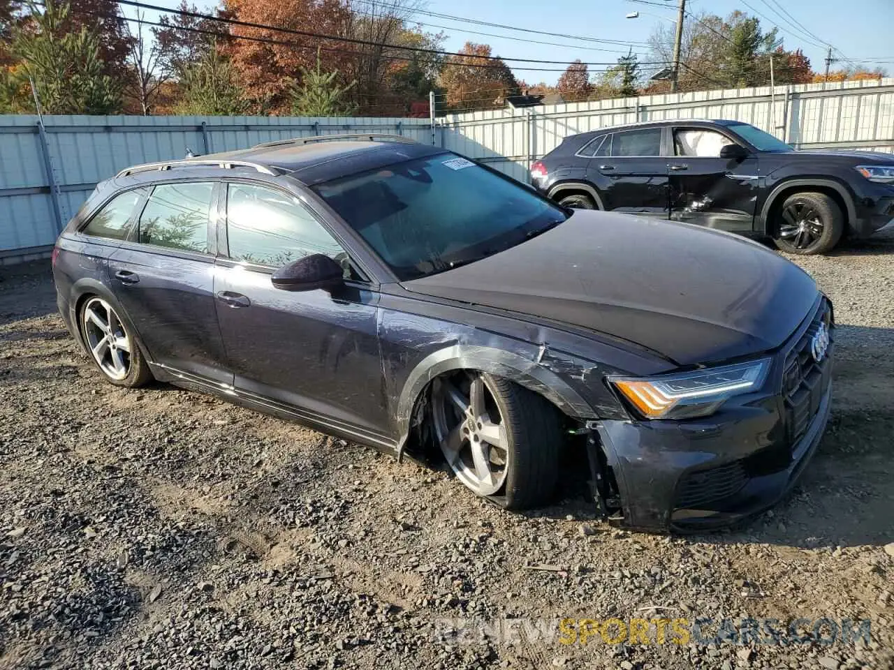 4 fotografías del automóvil dañado WAU92BF29PN030582 AUDI A6 2023