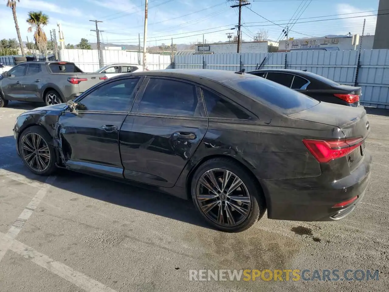 2 fotografías del automóvil dañado WAUD3BF20PN031935 AUDI A6 2023