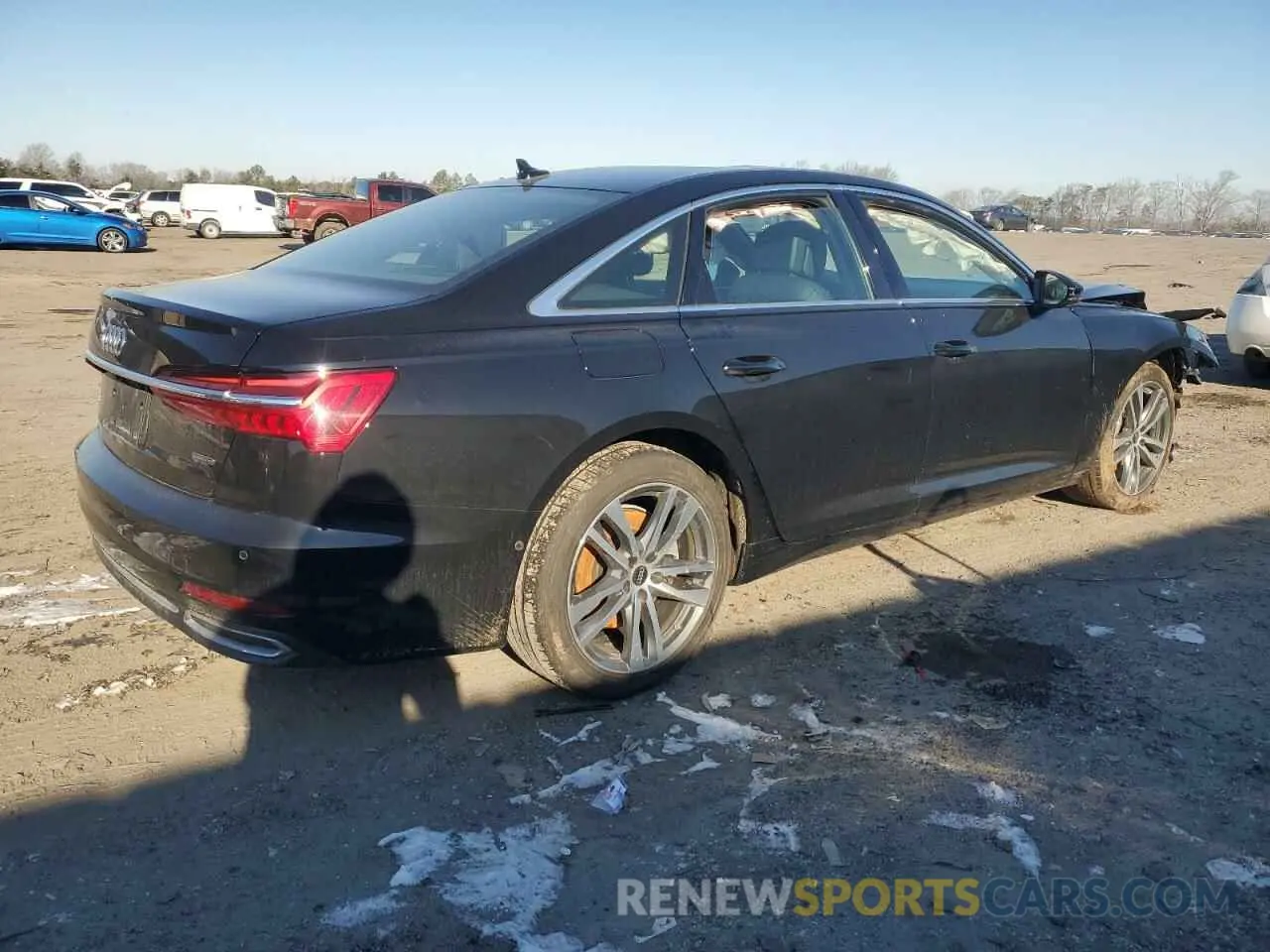 3 fotografías del automóvil dañado WAUD3BF25PN018565 AUDI A6 2023