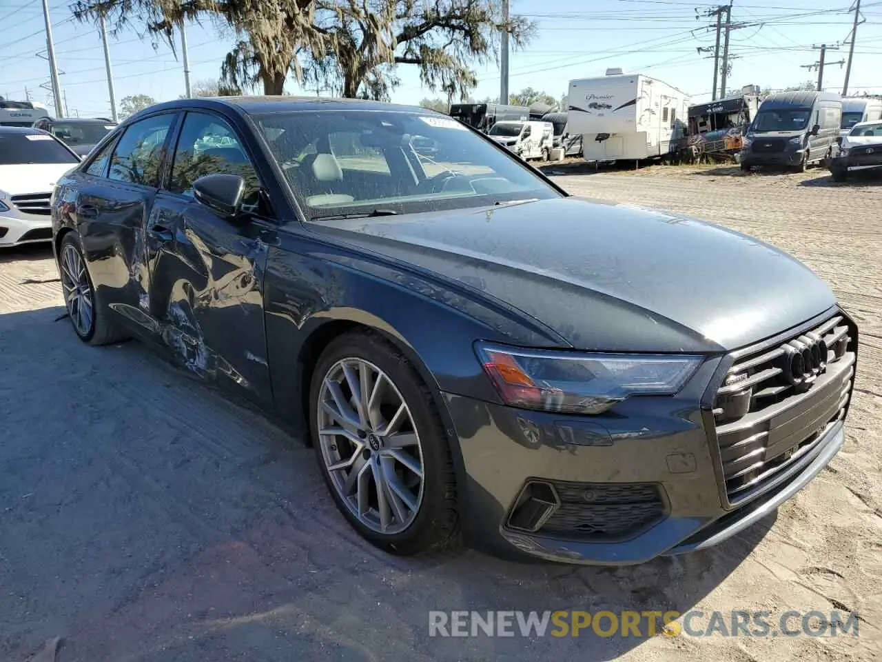 4 fotografías del automóvil dañado WAUD3BF28PN002408 AUDI A6 2023