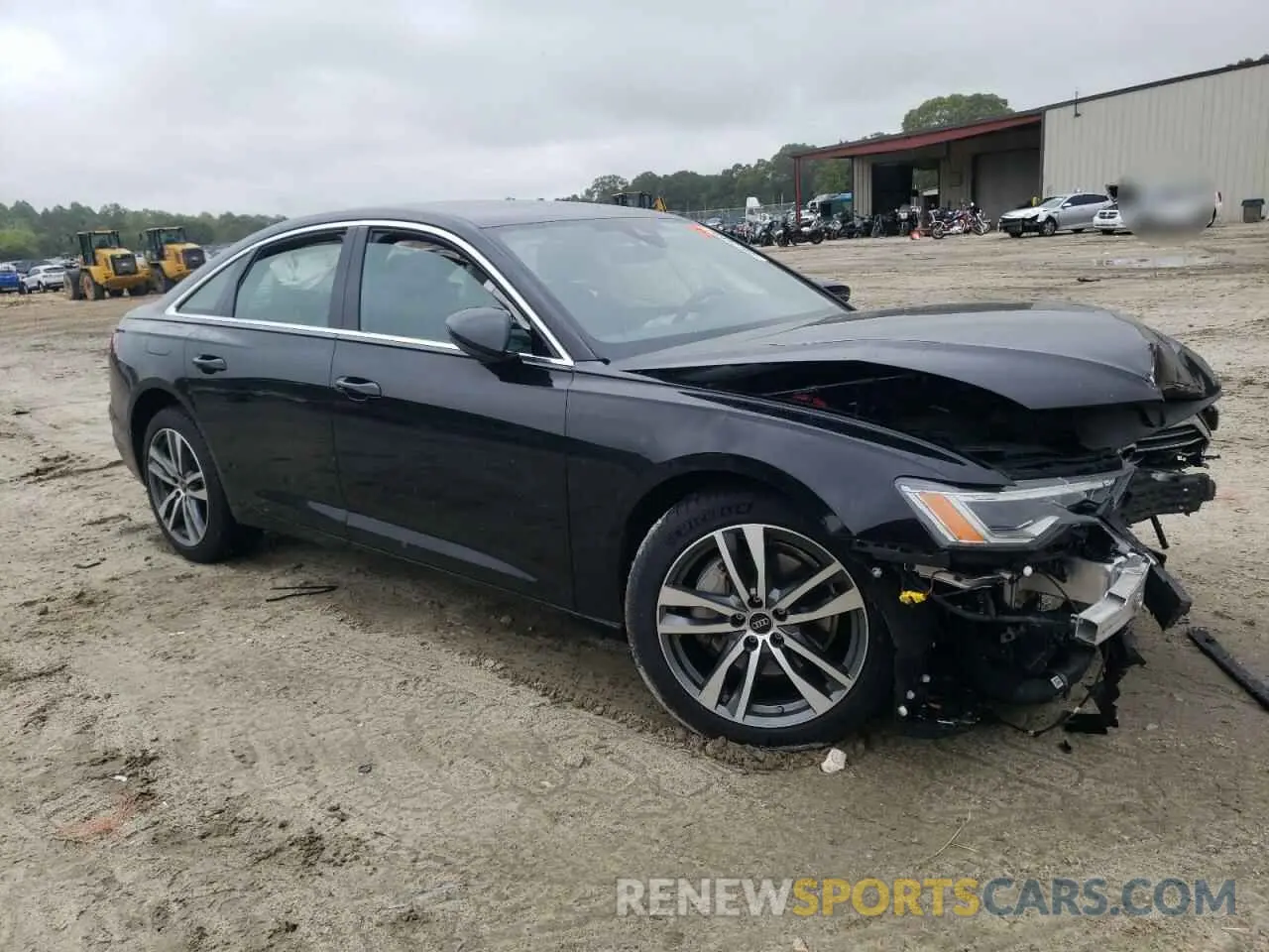 4 fotografías del automóvil dañado WAUE3BF20PN005310 AUDI A6 2023