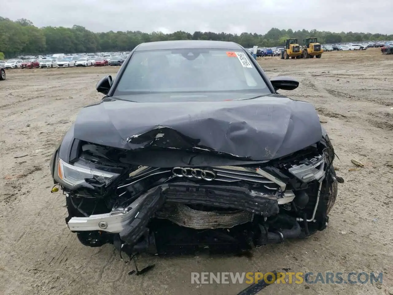 5 fotografías del automóvil dañado WAUE3BF20PN005310 AUDI A6 2023