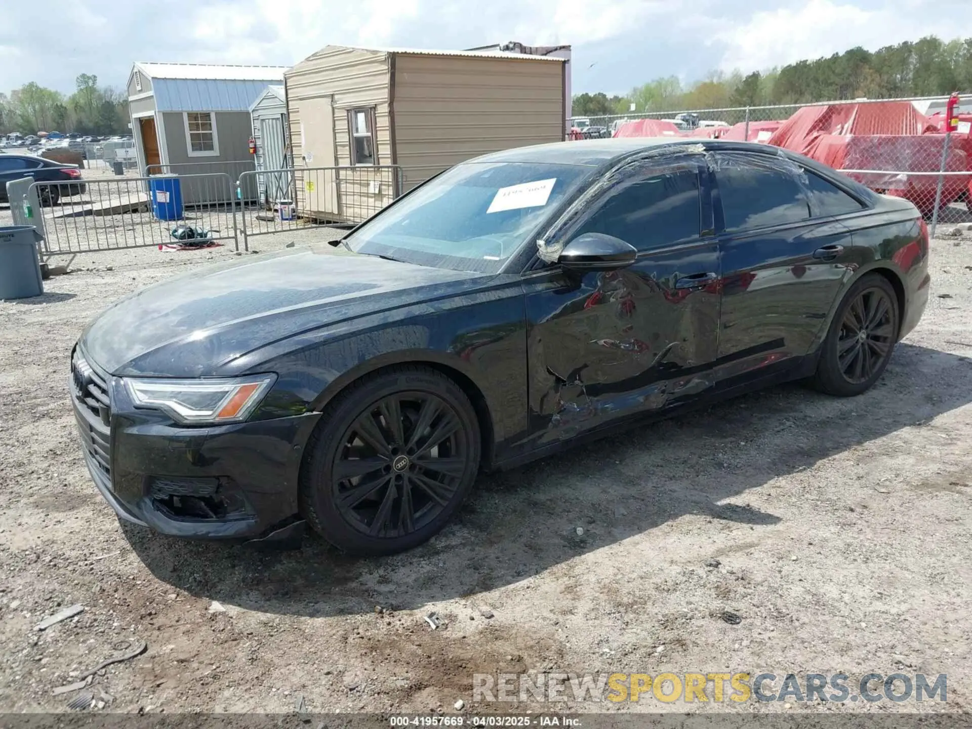 2 fotografías del automóvil dañado WAUE3BF21PN065709 AUDI A6 2023