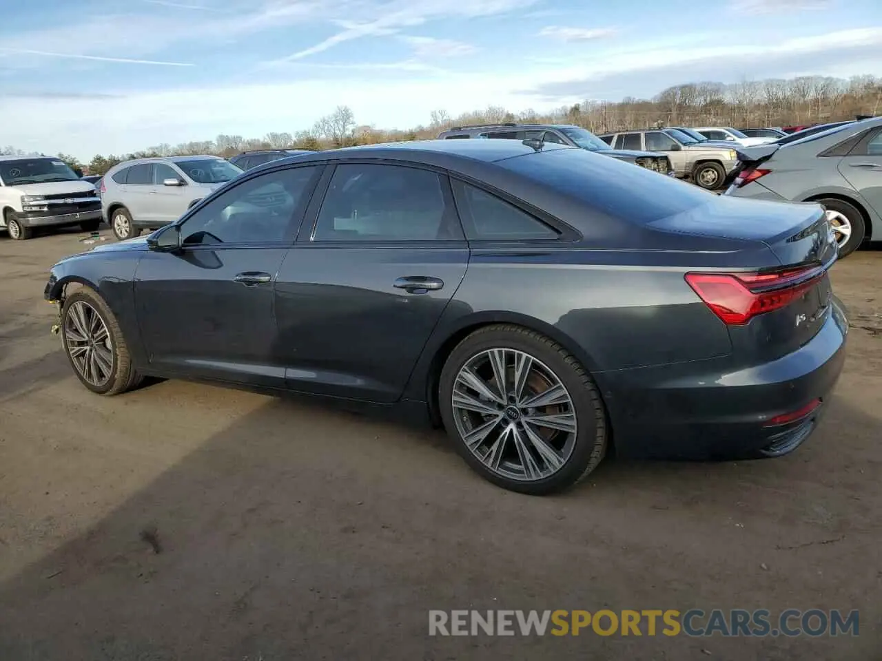 2 fotografías del automóvil dañado WAUE3BF23PN070961 AUDI A6 2023