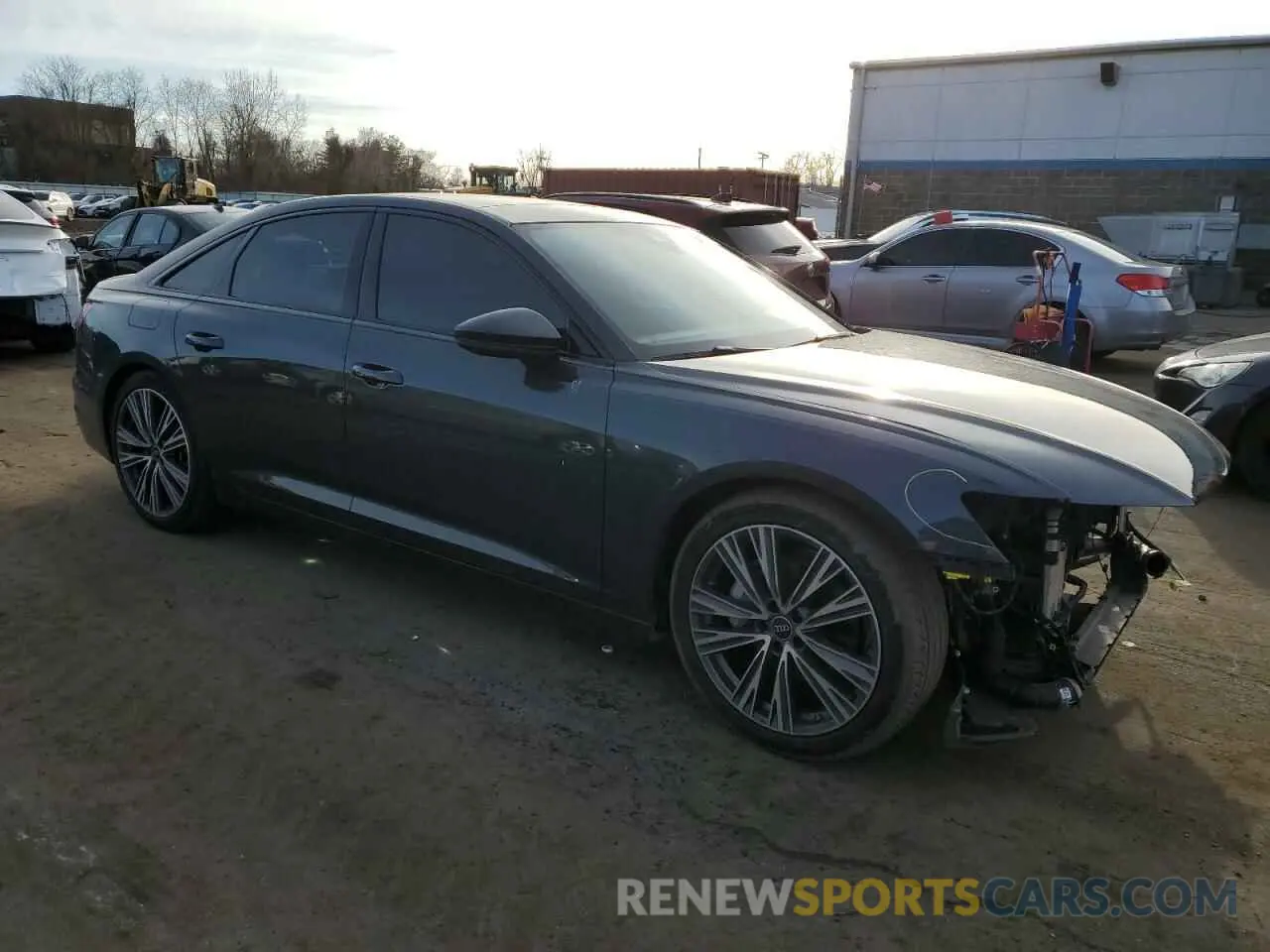 4 fotografías del automóvil dañado WAUE3BF23PN070961 AUDI A6 2023