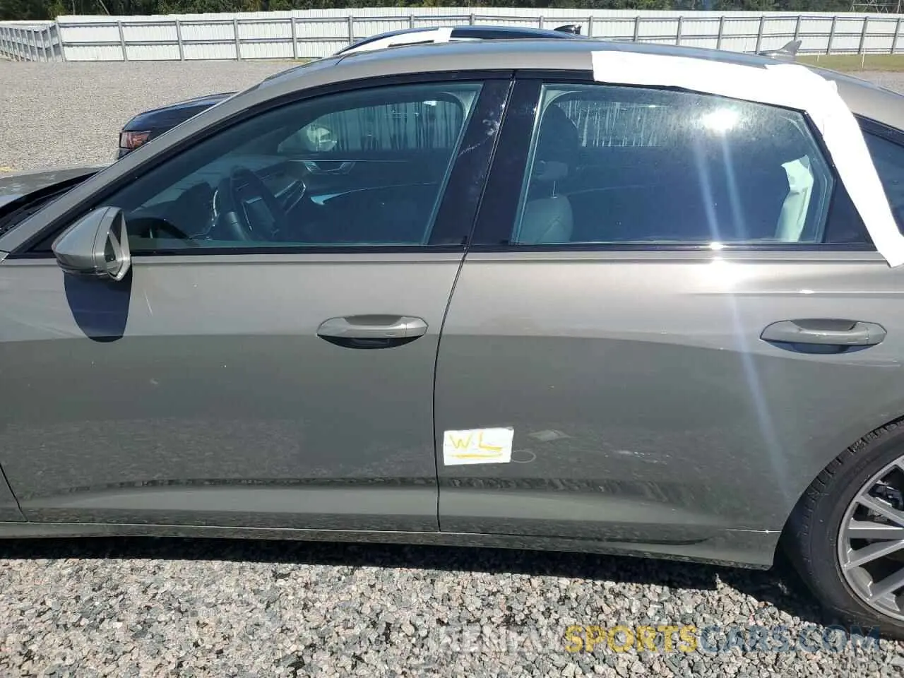 12 fotografías del automóvil dañado WAUM2BF24PN014820 AUDI A6 2023