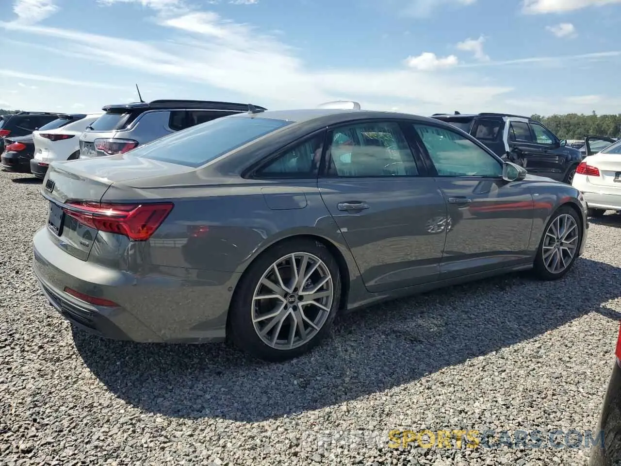 3 fotografías del automóvil dañado WAUM2BF24PN014820 AUDI A6 2023