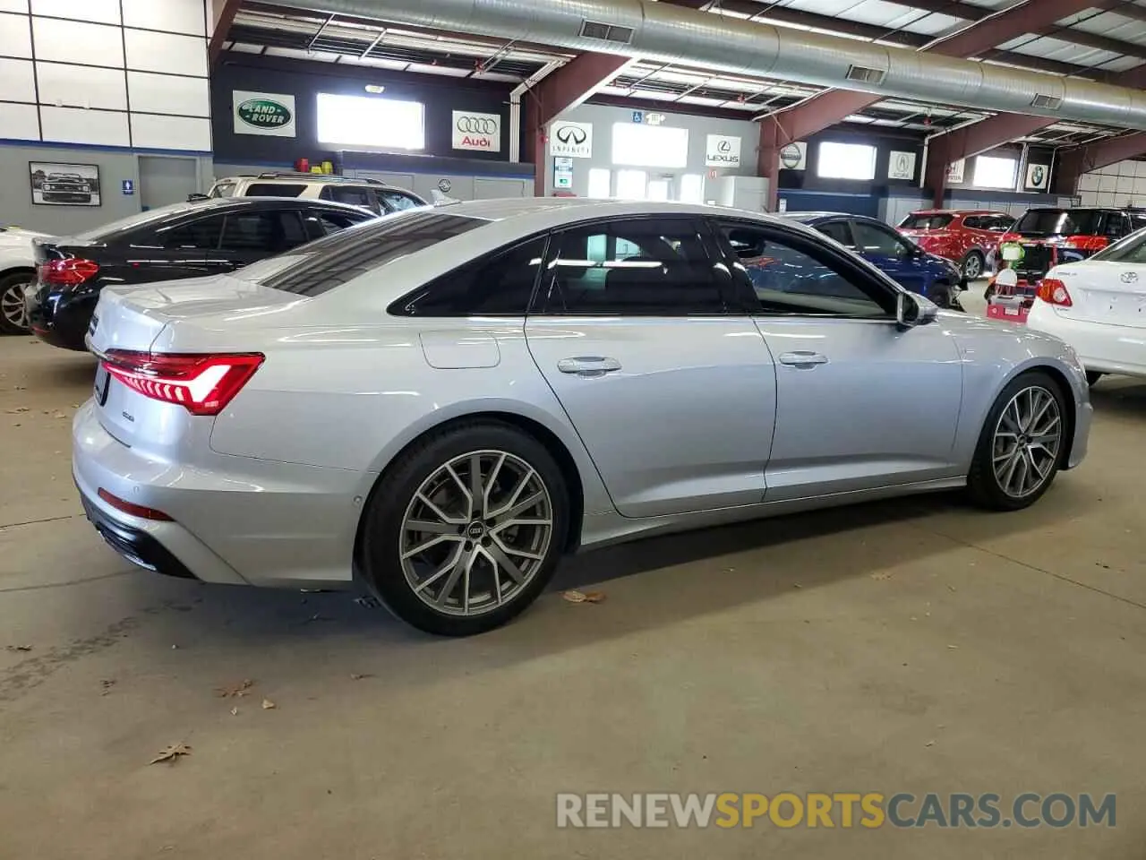 3 fotografías del automóvil dañado WAUM2BF26PN013913 AUDI A6 2023