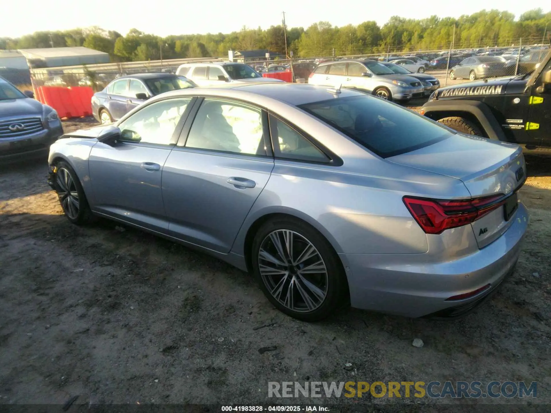 3 fotografías del automóvil dañado WAUE3BF20RN032509 AUDI A6 2024