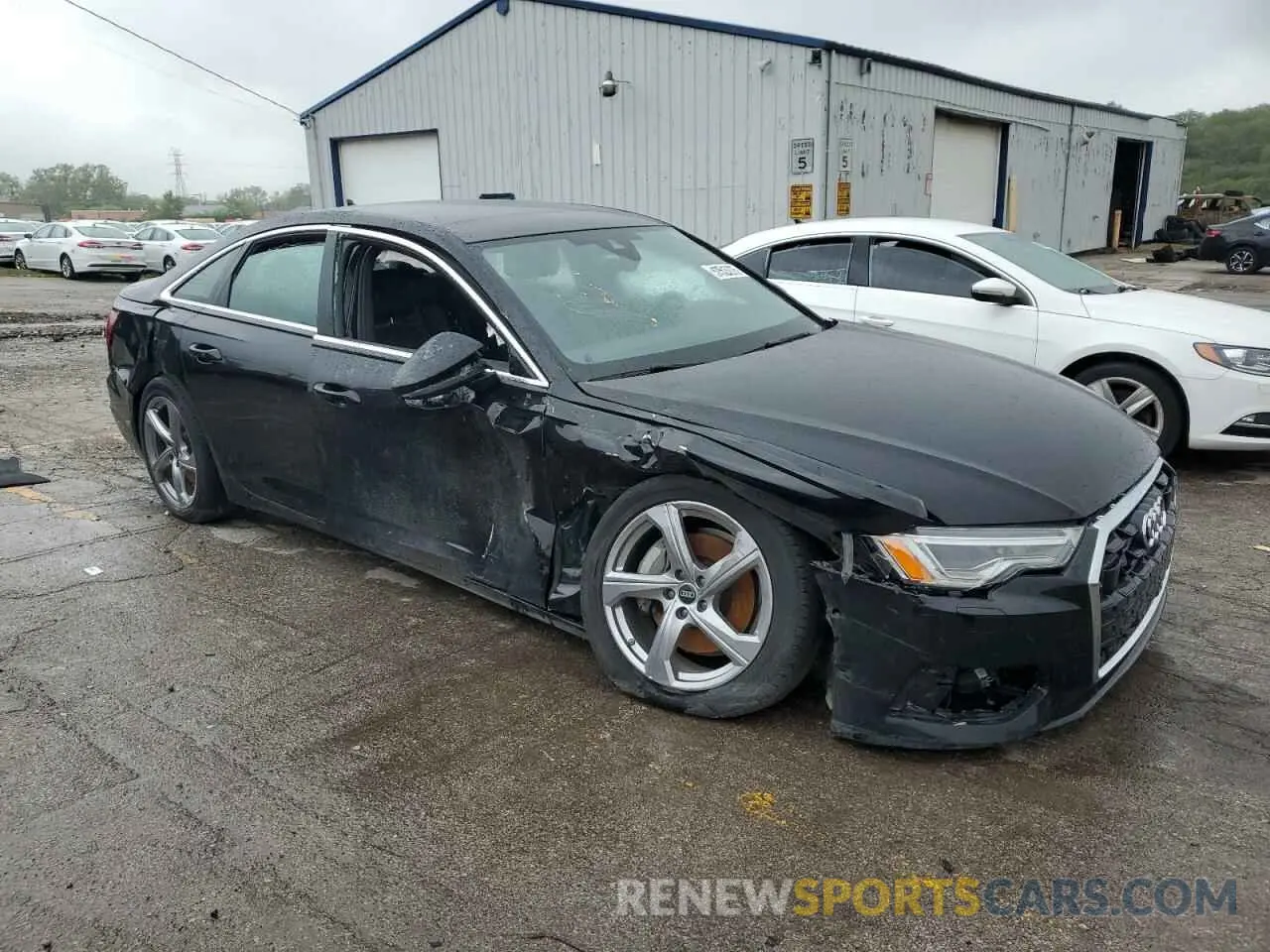 4 fotografías del automóvil dañado WAUE3BF25RN037107 AUDI A6 2024