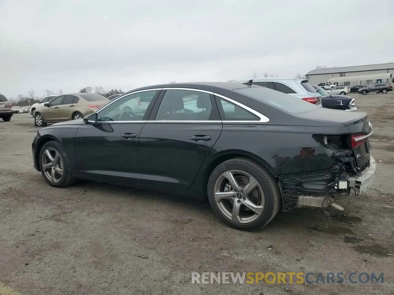 2 fotografías del automóvil dañado WAUE3BF26RN002155 AUDI A6 2024