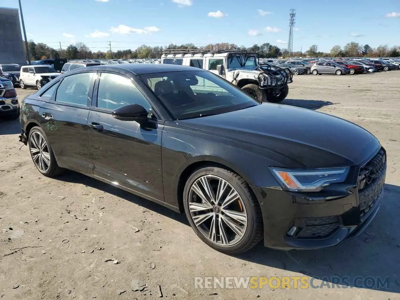 4 fotografías del automóvil dañado WAUE3BF2XRN036647 AUDI A6 2024