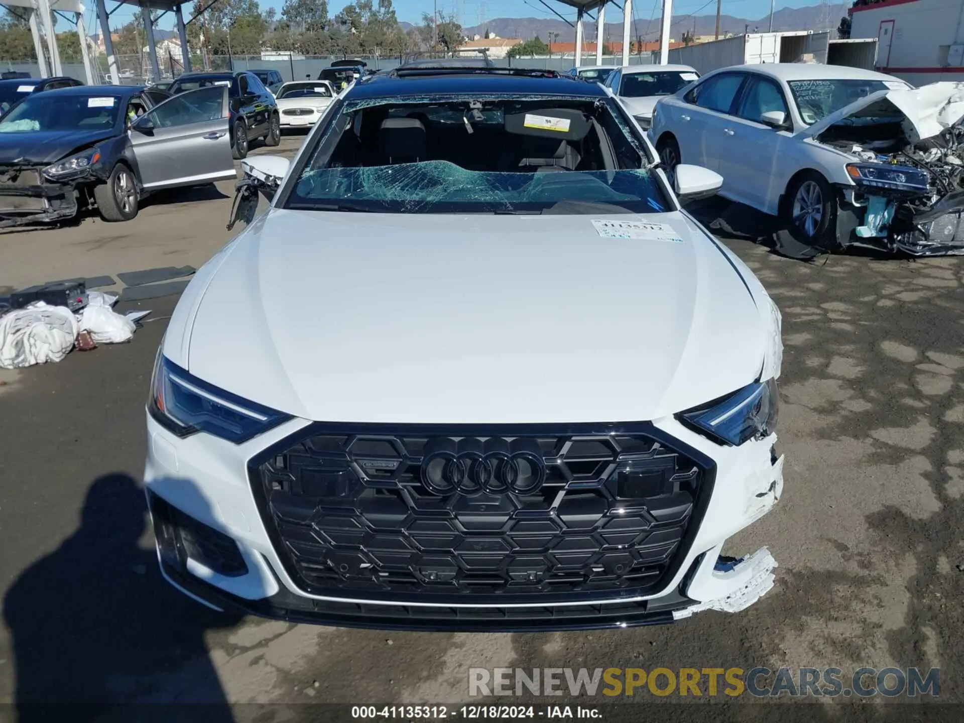 11 fotografías del automóvil dañado WAUK3BF29RN045035 AUDI A6 2024