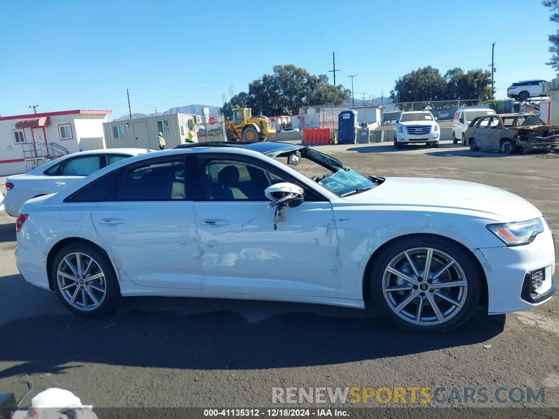 12 fotografías del automóvil dañado WAUK3BF29RN045035 AUDI A6 2024