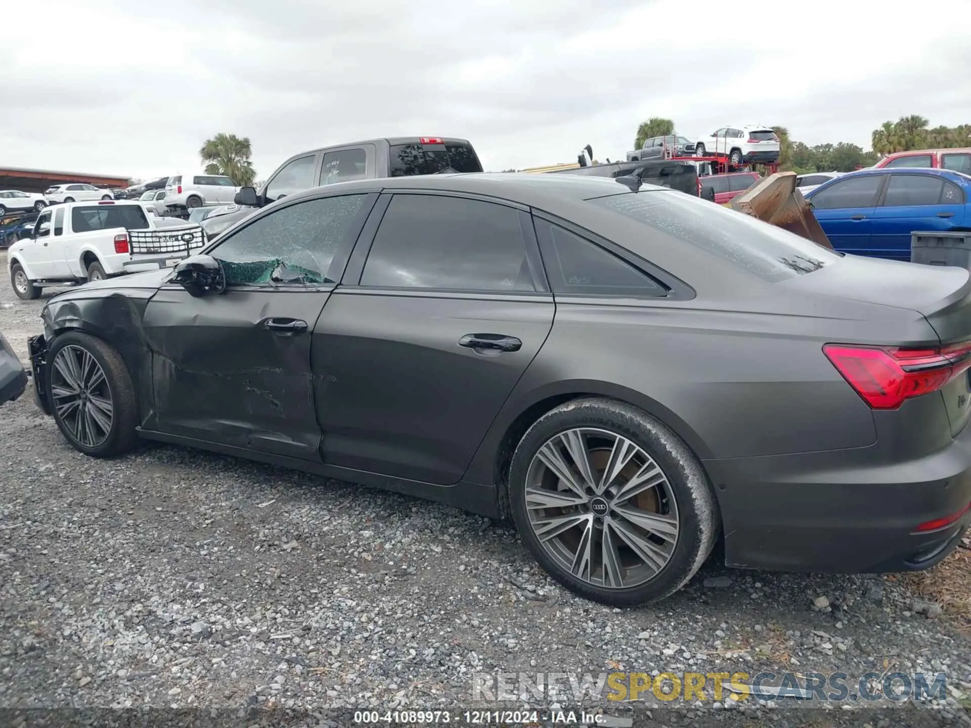14 fotografías del automóvil dañado WAUD3AF26MN071507 AUDI A6 SEDAN 2021