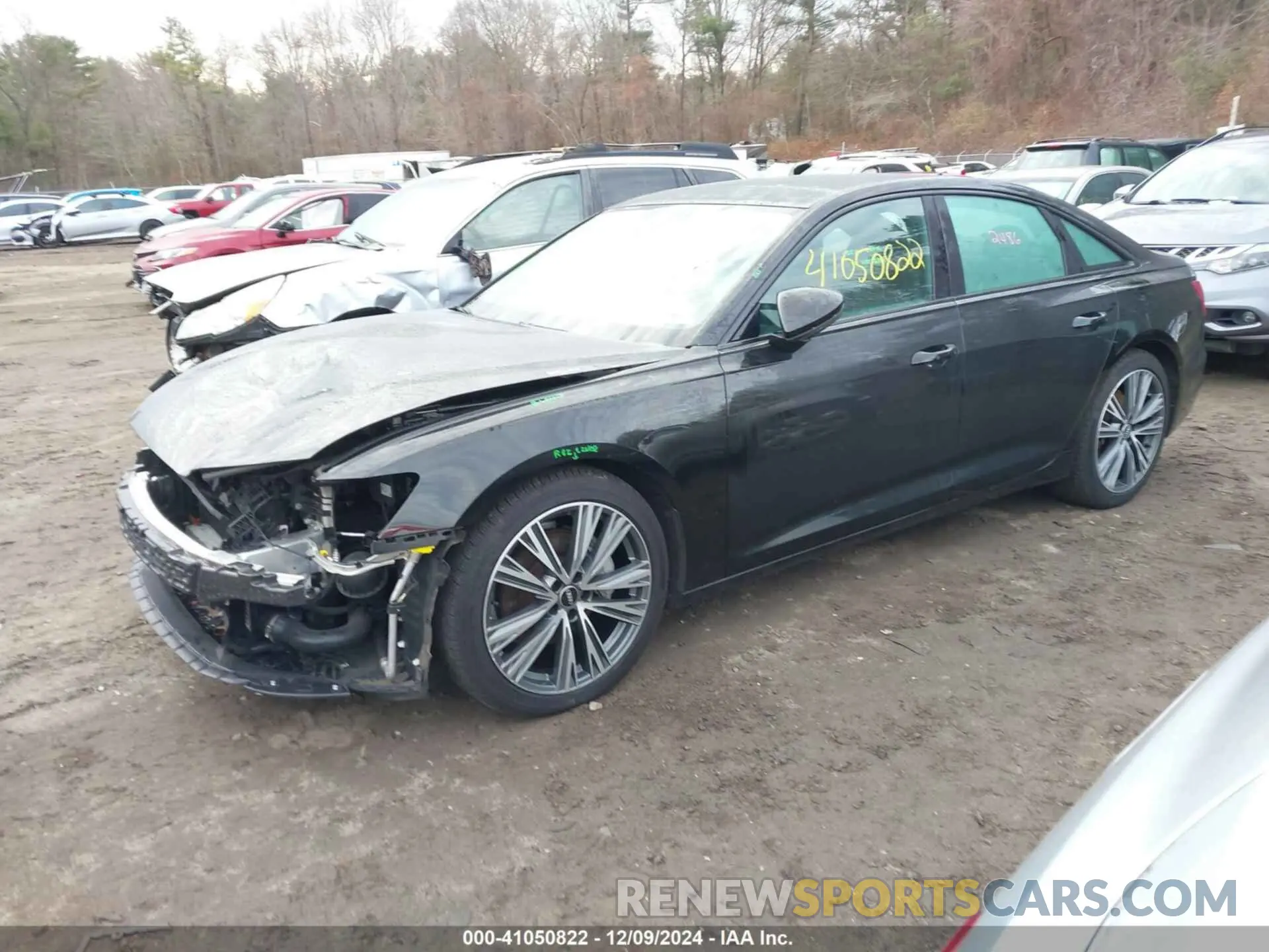 2 fotografías del automóvil dañado WAUD3AF2XMN056881 AUDI A6 SEDAN 2021