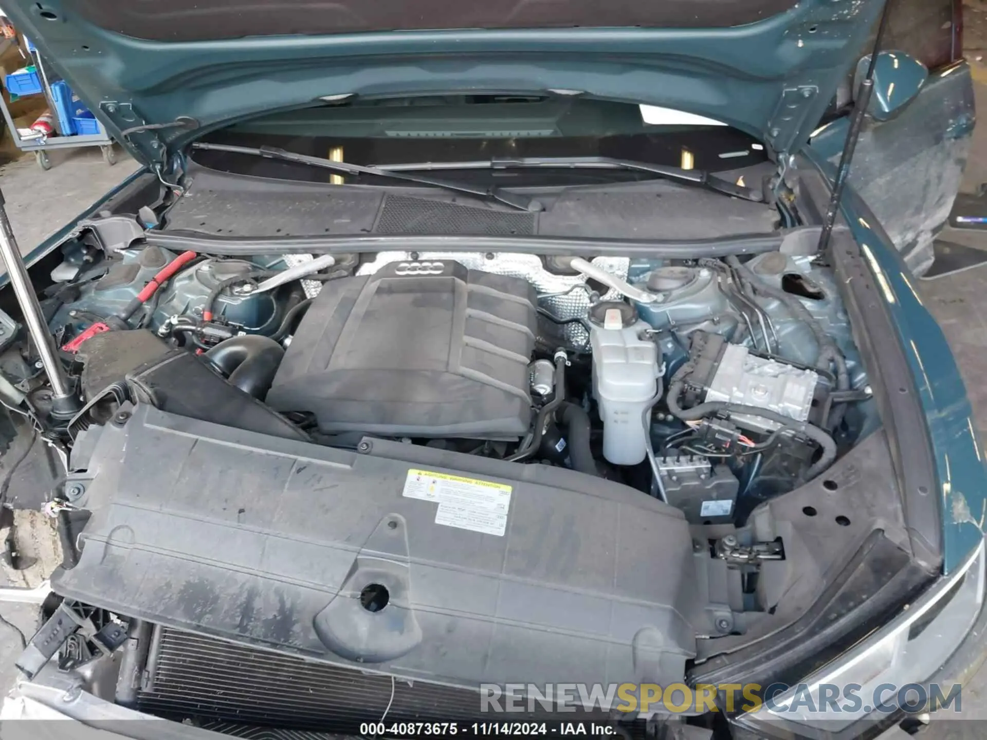 10 fotografías del automóvil dañado WAUD8AF29MN012288 AUDI A6 SEDAN 2021