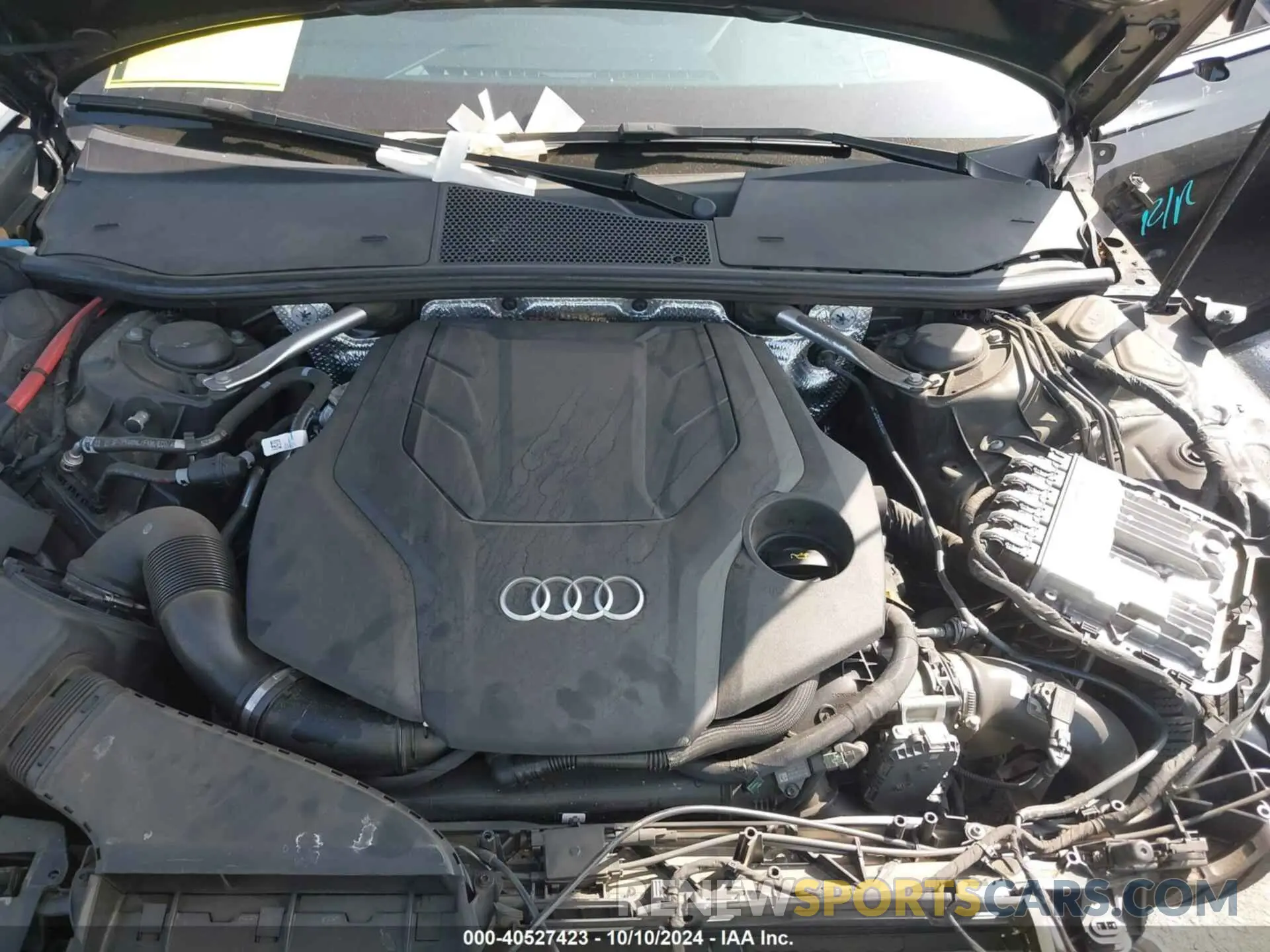 10 fotografías del automóvil dañado WAUL2AF20MN088821 AUDI A6 SEDAN 2021
