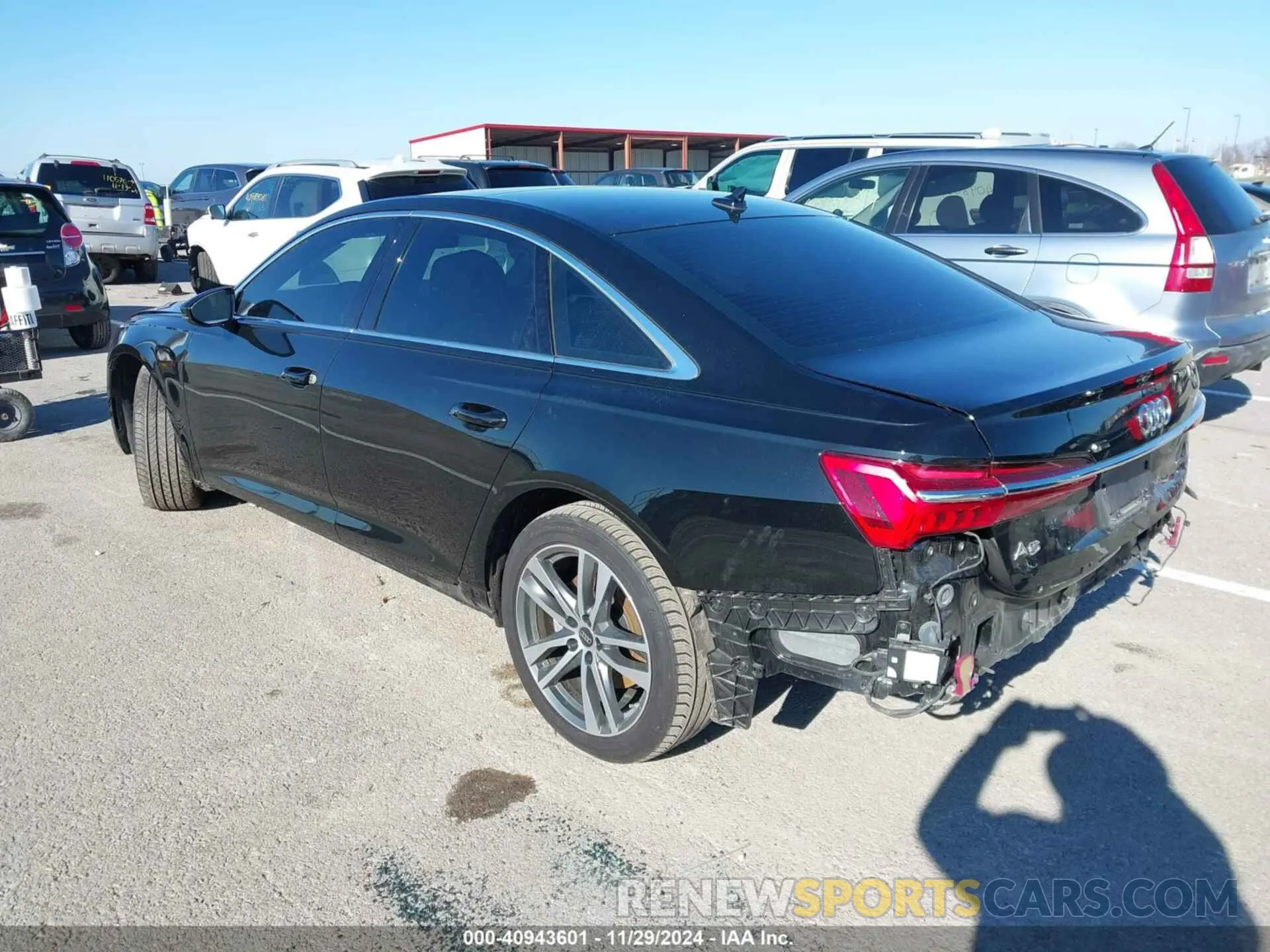 3 fotografías del automóvil dañado WAUE3BF25PN070038 AUDI A6 SEDAN 2023