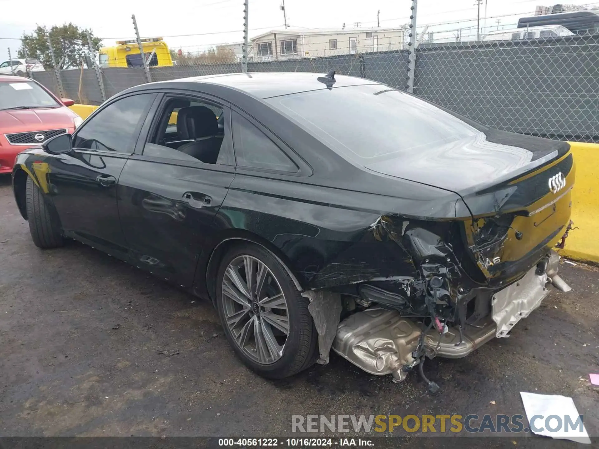 3 fotografías del automóvil dañado WAUE3BF26PN083753 AUDI A6 SEDAN 2023