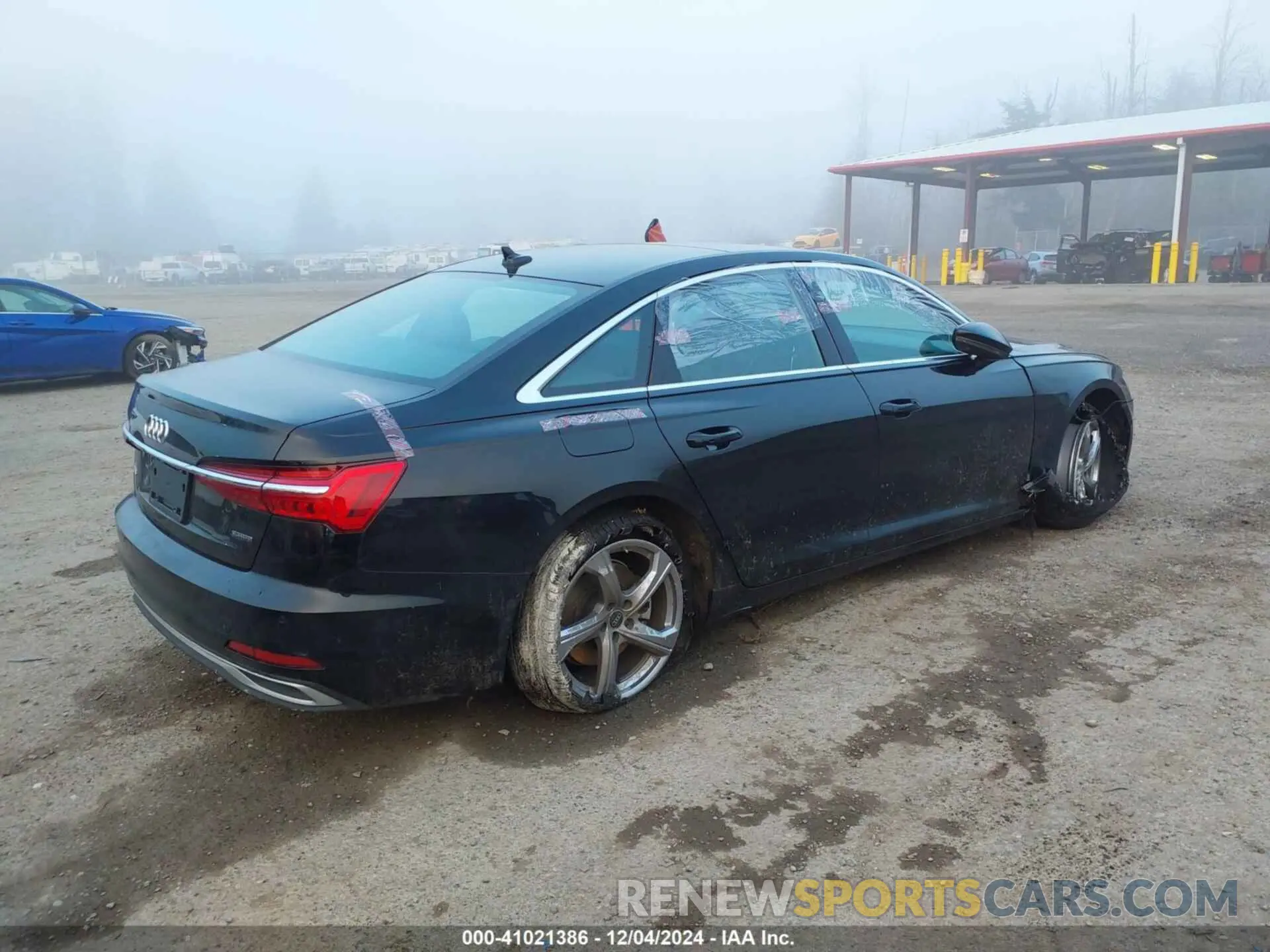 4 fotografías del automóvil dañado WAUE3BF27RN025167 AUDI A6 SEDAN 2024