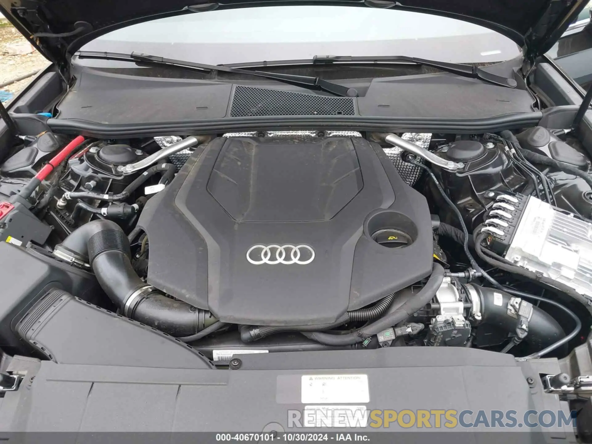 10 fotografías del automóvil dañado WAUL2BF27RN032274 AUDI A6 SEDAN 2024