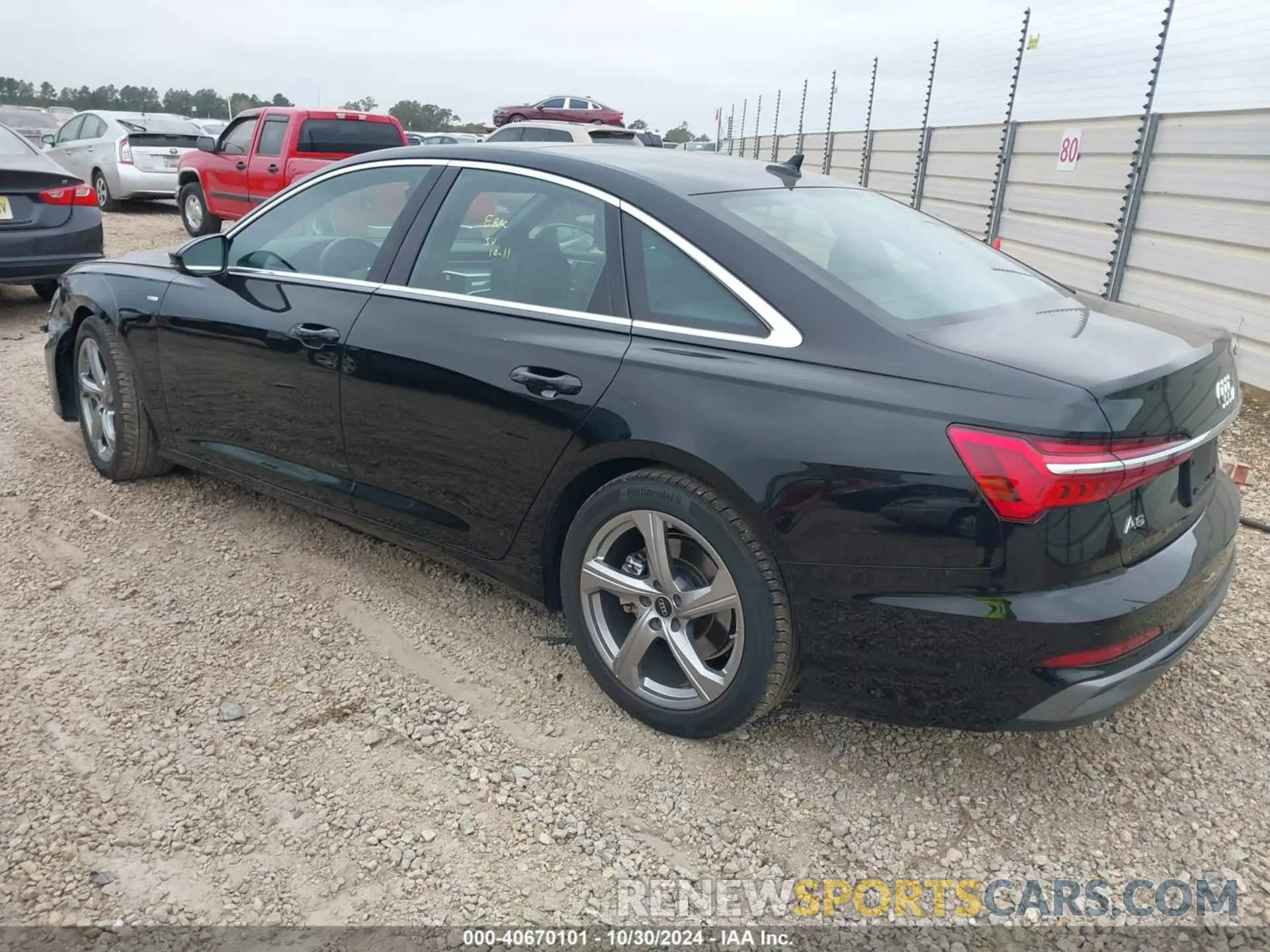 3 fotografías del automóvil dañado WAUL2BF27RN032274 AUDI A6 SEDAN 2024