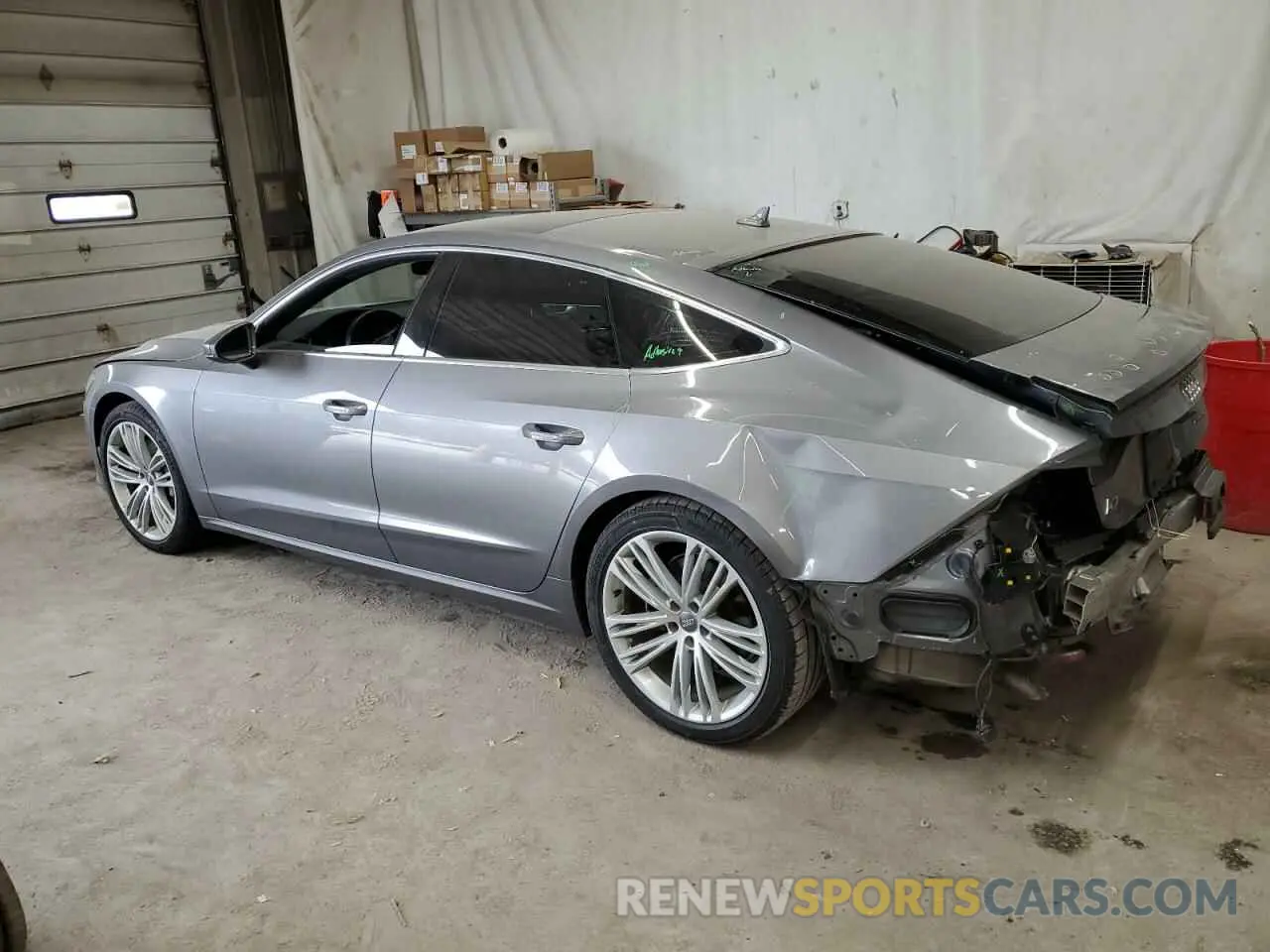 2 fotografías del automóvil dañado WAUP2BF26KN117839 AUDI A7 2019